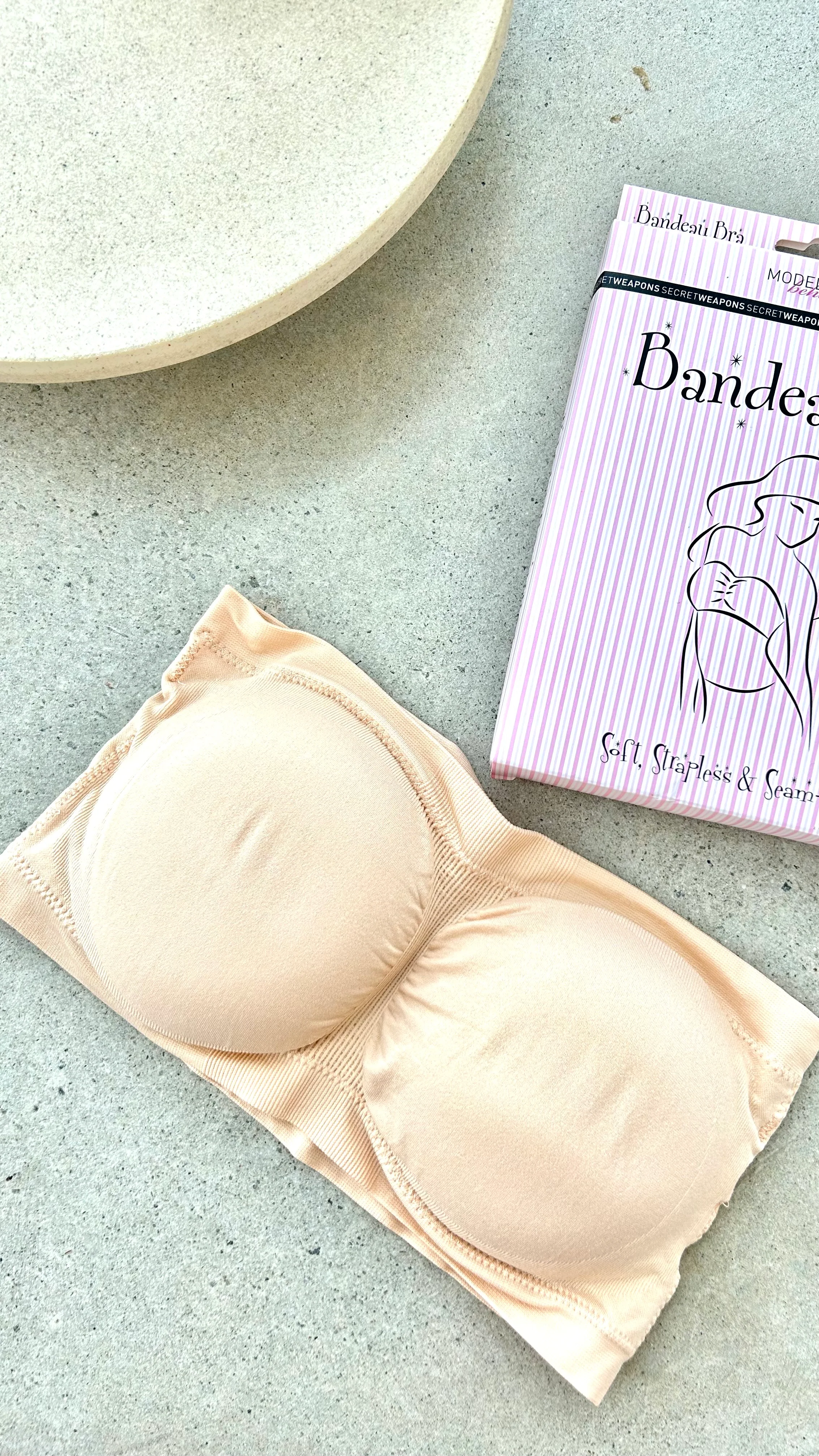 Bandeau Bra - Nude - Image 5