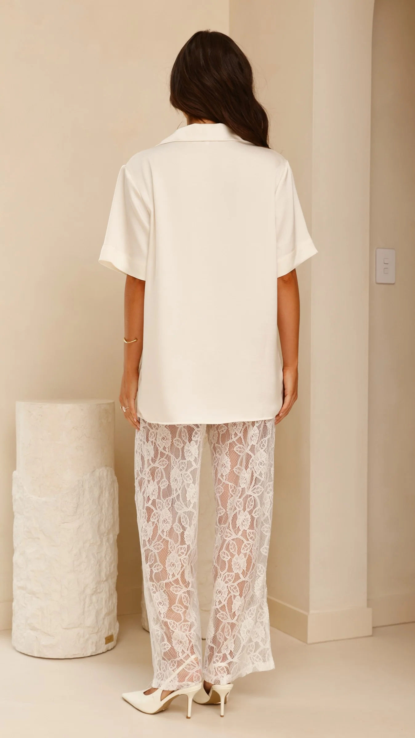 Baxter Pant - White Lace - Image 8