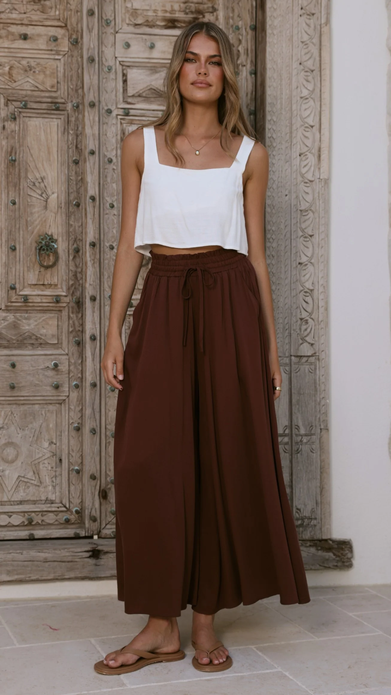 Belinda Pants - Chocolate - Image 3