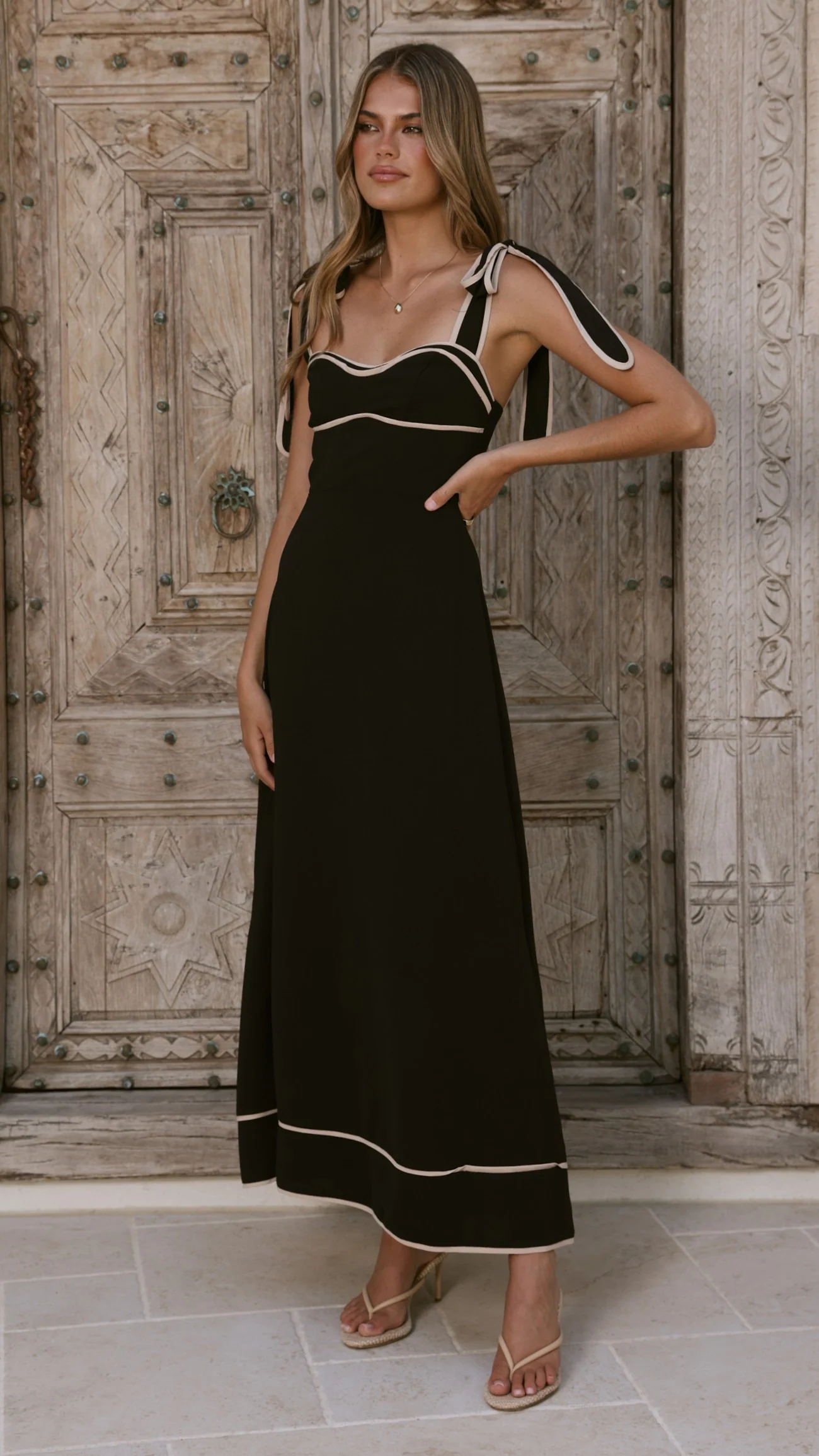 Beverly Maxi Dress - Black - Image 9