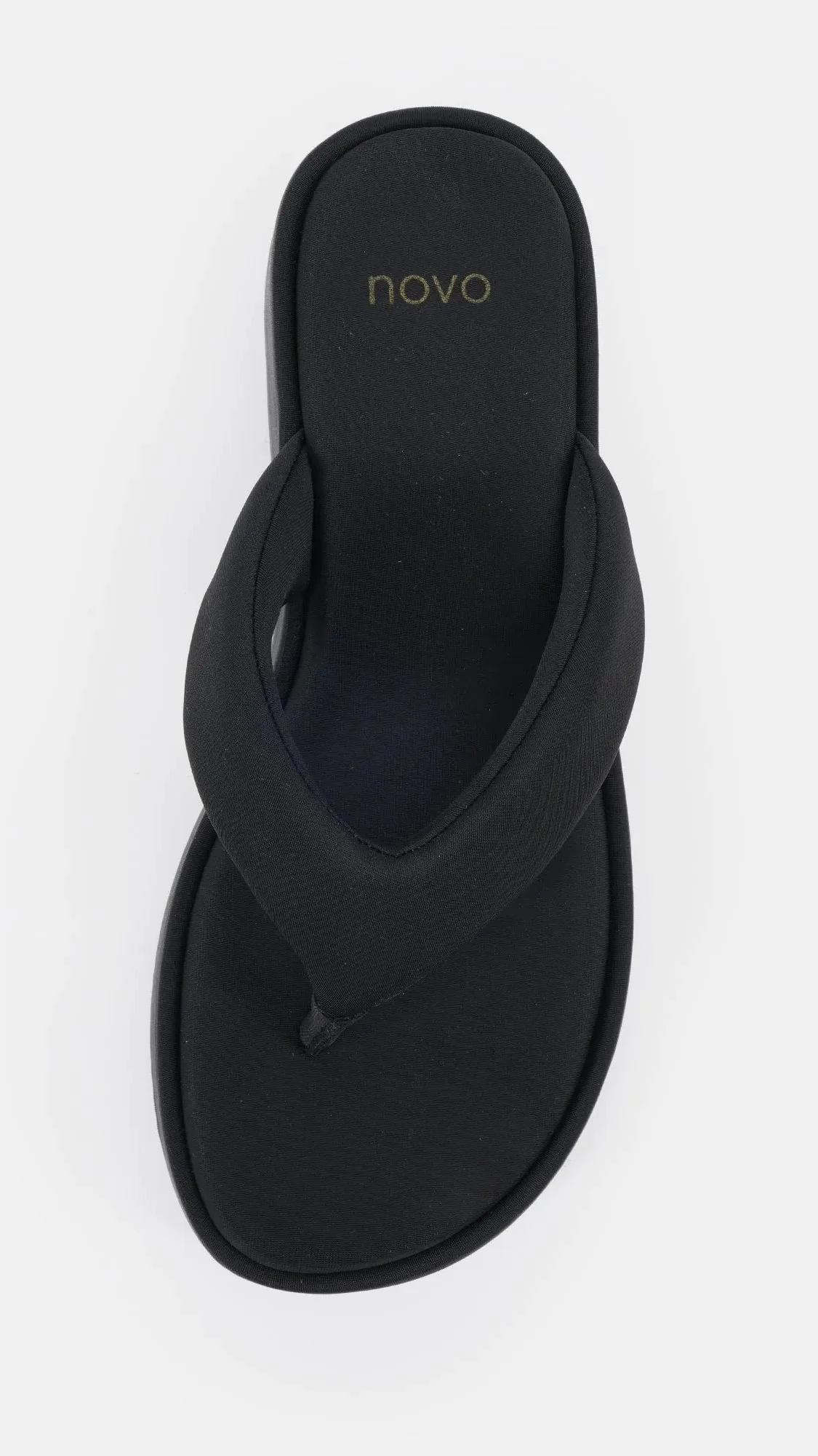 Bibiana Platform Thong - Black - Image 5