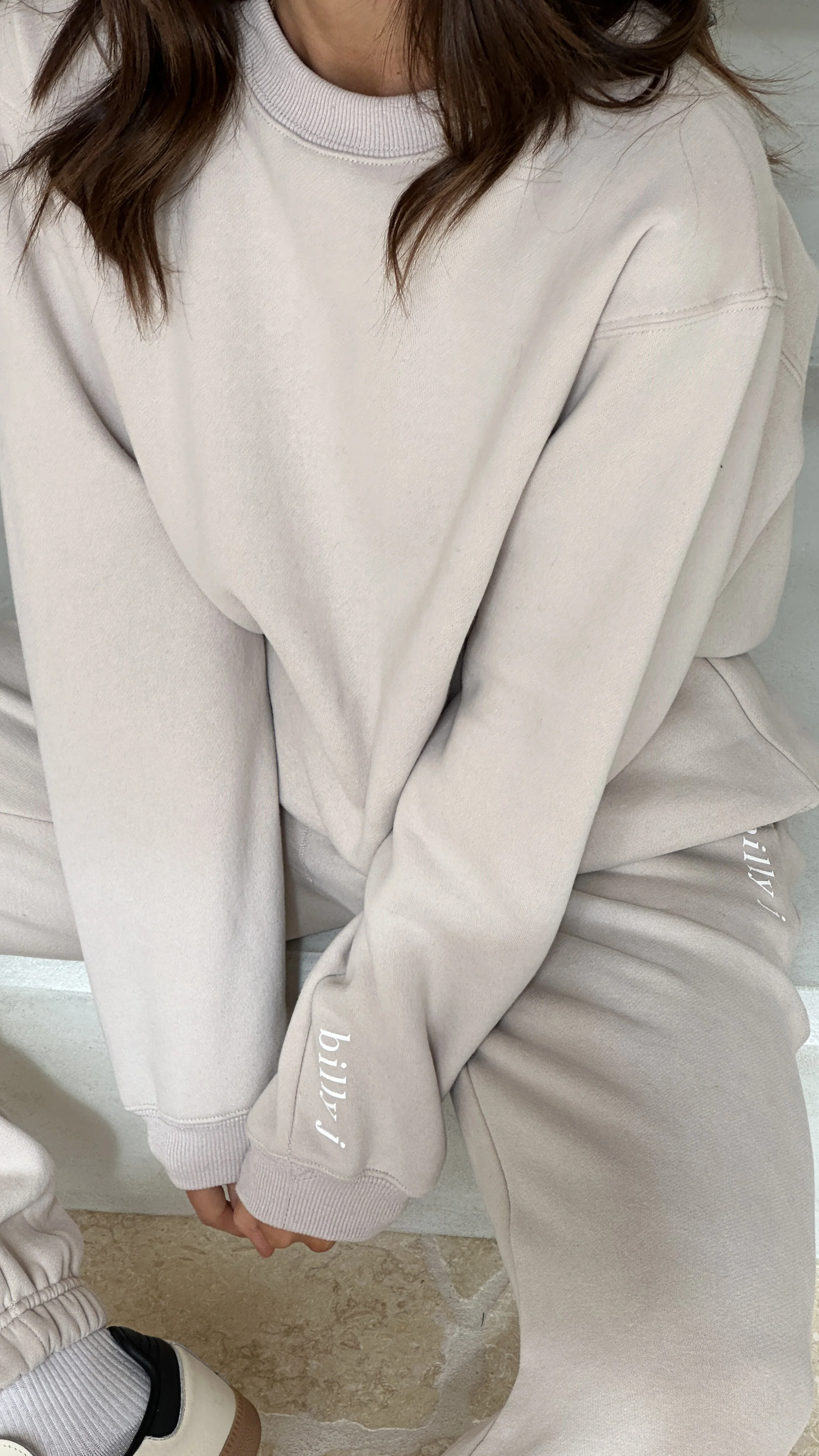 Billy J Crewneck Jumper - Beige - Image 5
