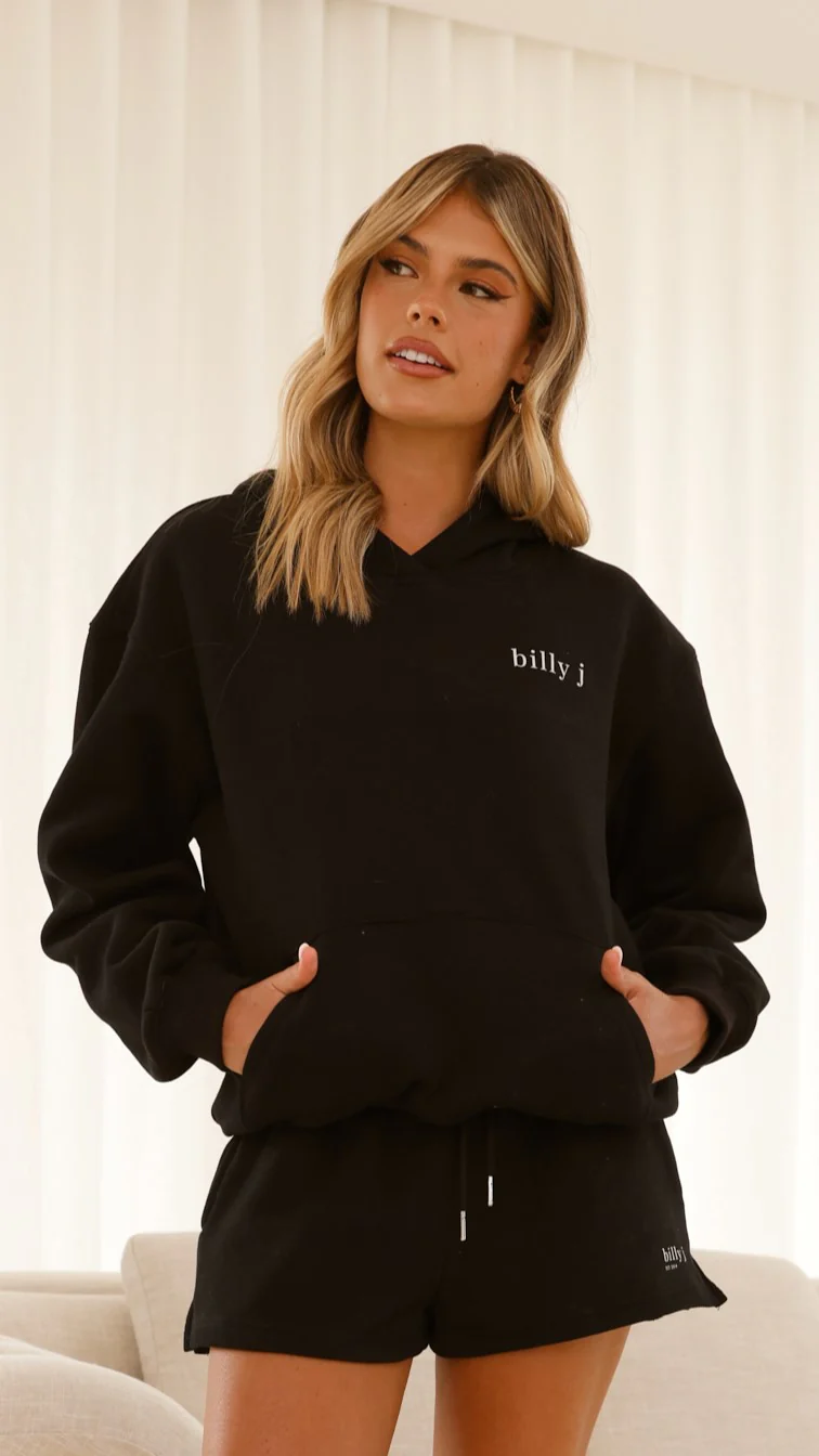 Billy J Hoodie - Black - Image 6