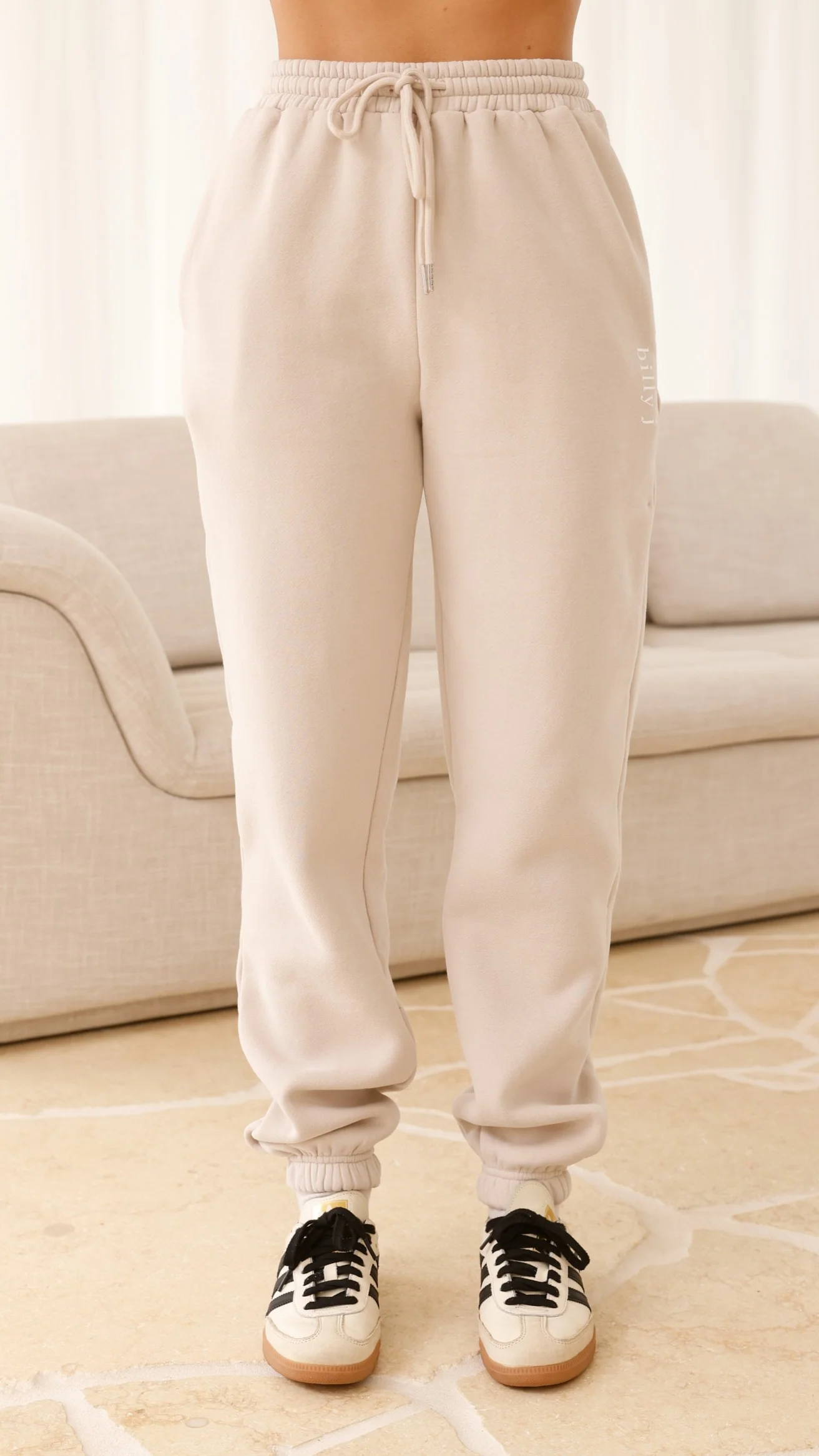 Billy J Trackie Pants - Beige - Image 3
