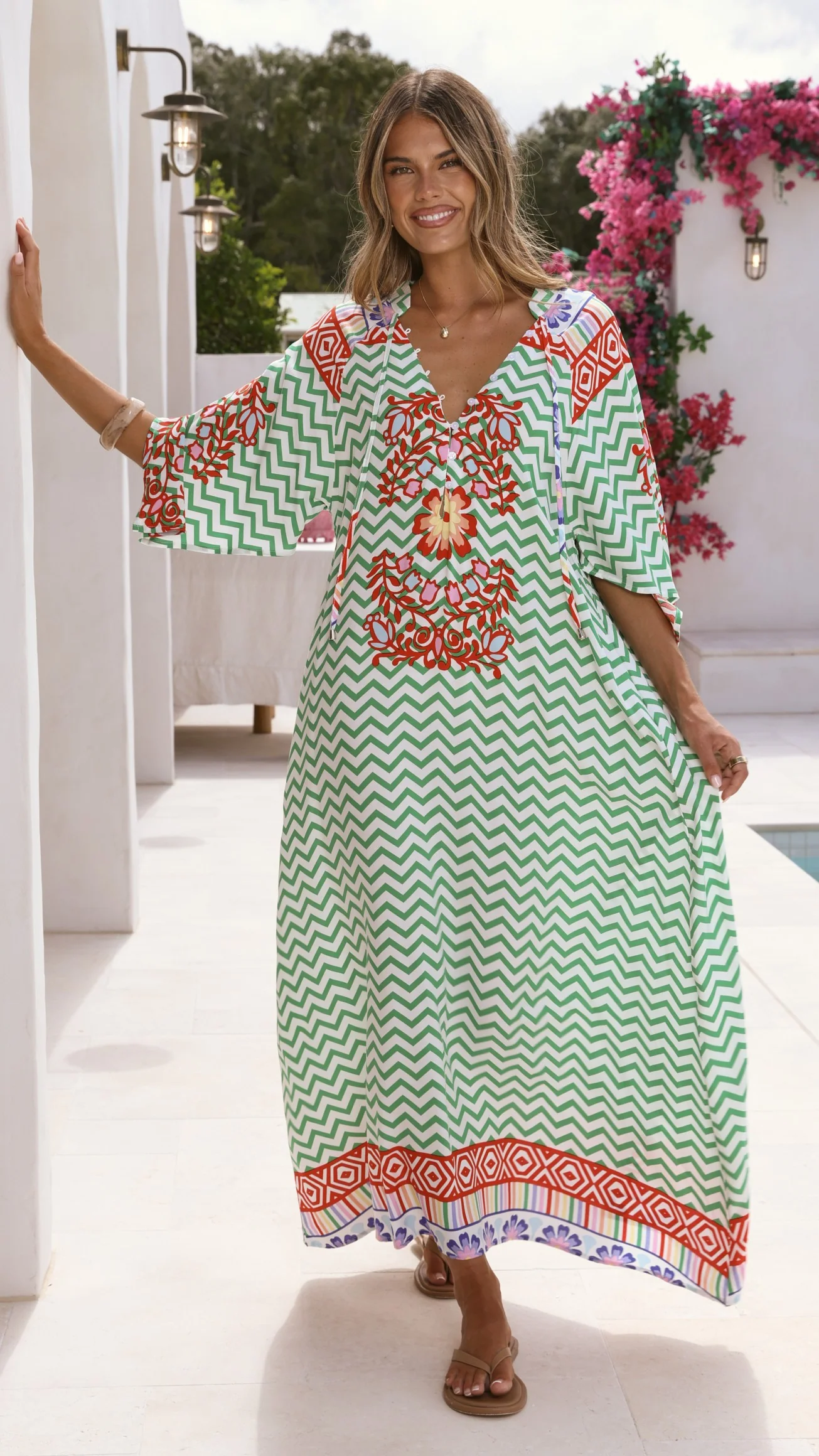 Bree Maxi Dress - Ziggy Print - Image 3