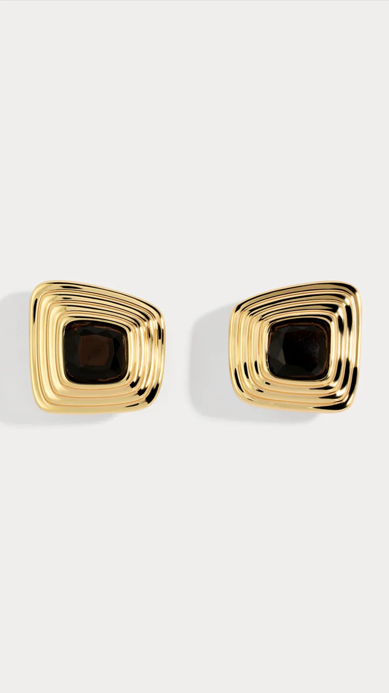 Bronnie Earrings - Gold / Black - Image 4