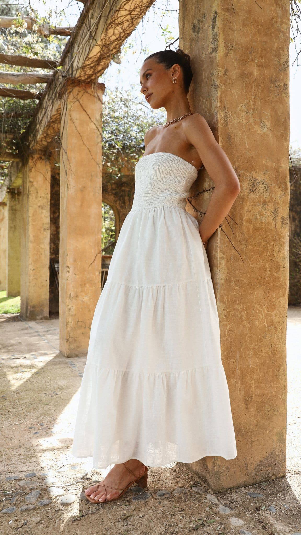 Brooke Maxi Dress - White - Image 12