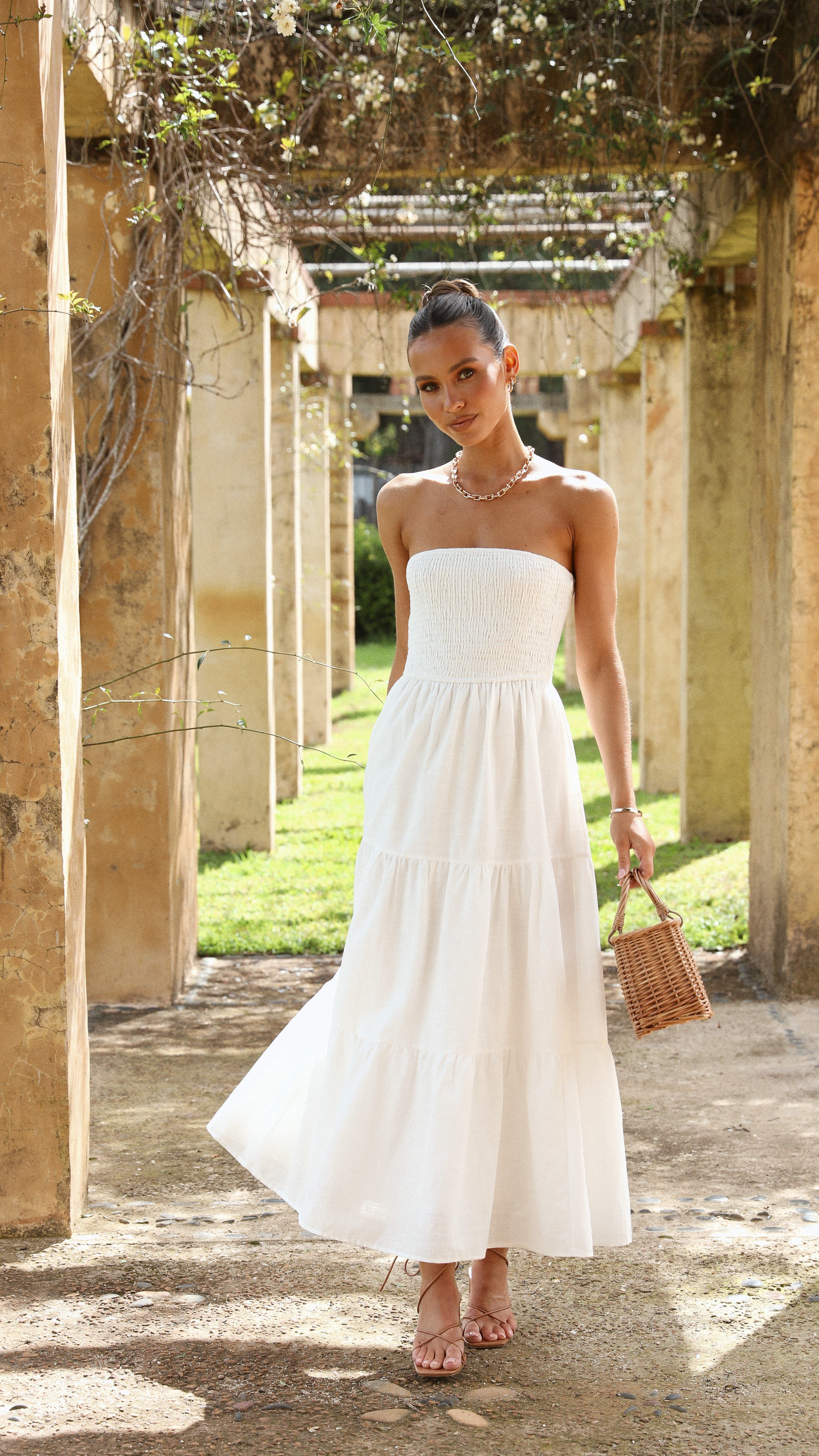 Brooke Maxi Dress - White - Image 2