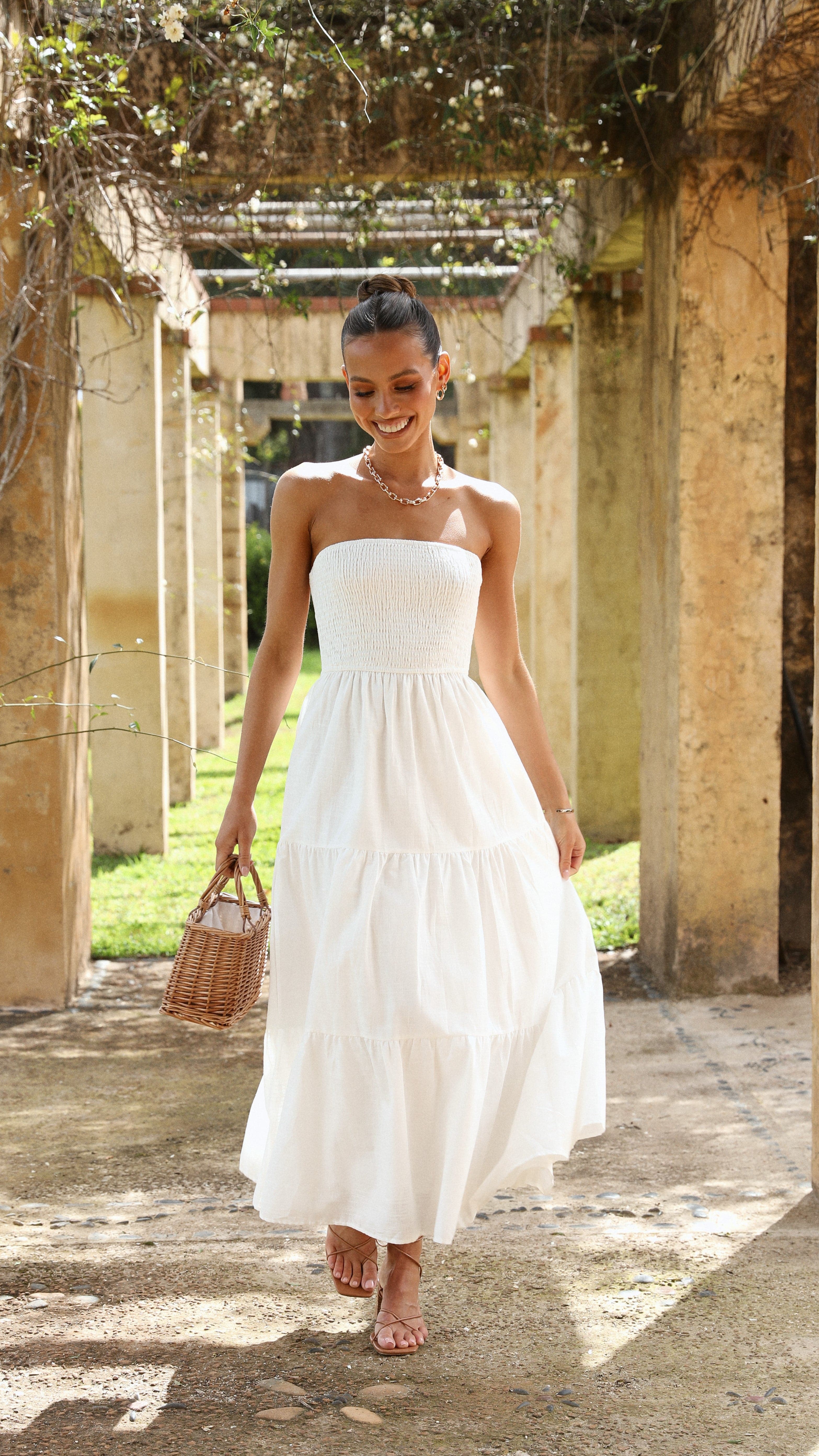 Brooke Maxi Dress - White - Image 3