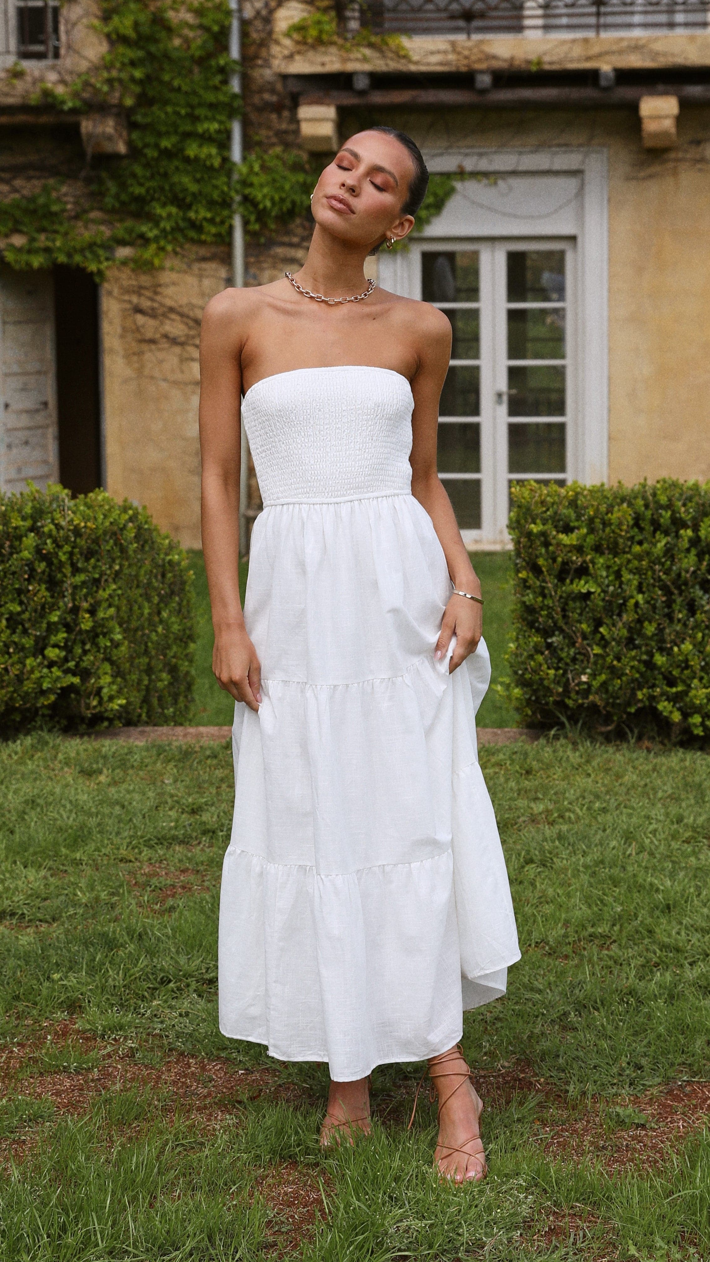 Brooke Maxi Dress - White - Image 6