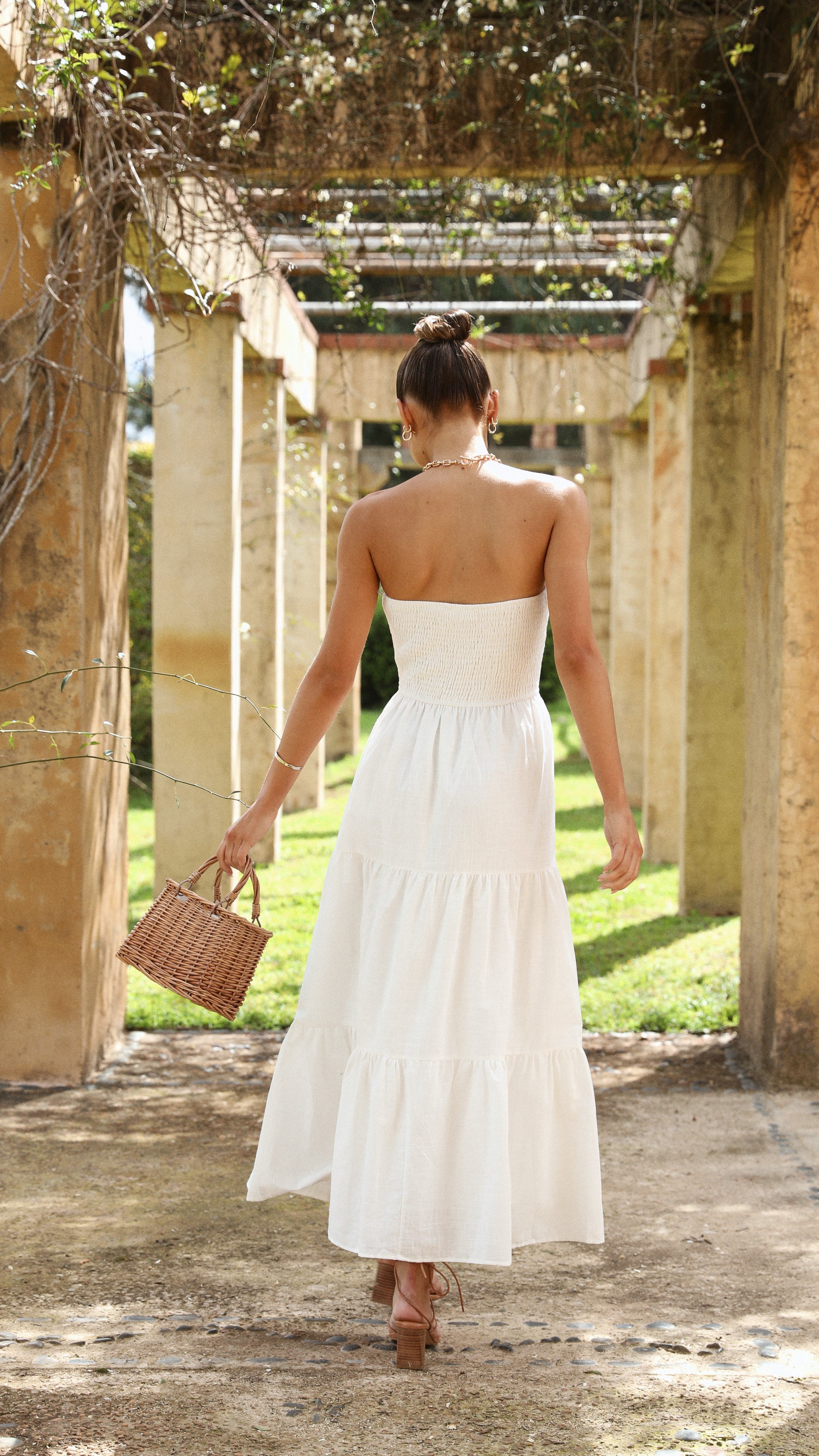 Brooke Maxi Dress - White - Image 7