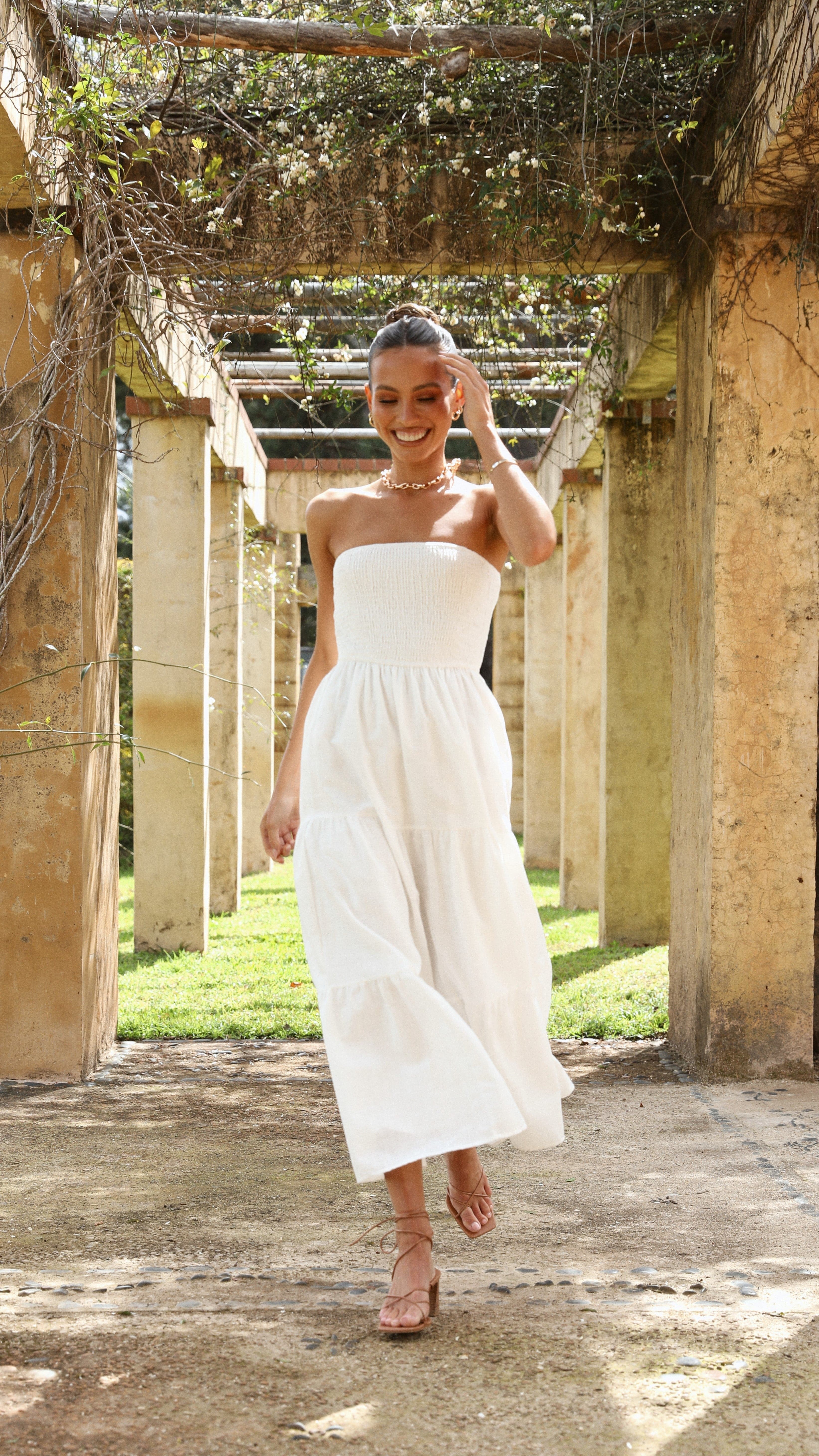 Brooke Maxi Dress - White - Image 8