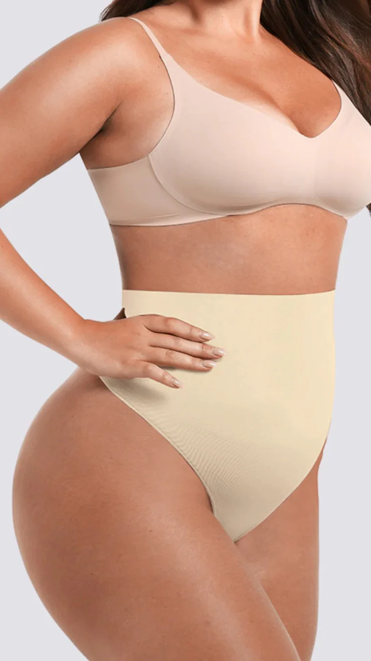 BZEZ Mid Fit Control Thong - Bare - Image 2