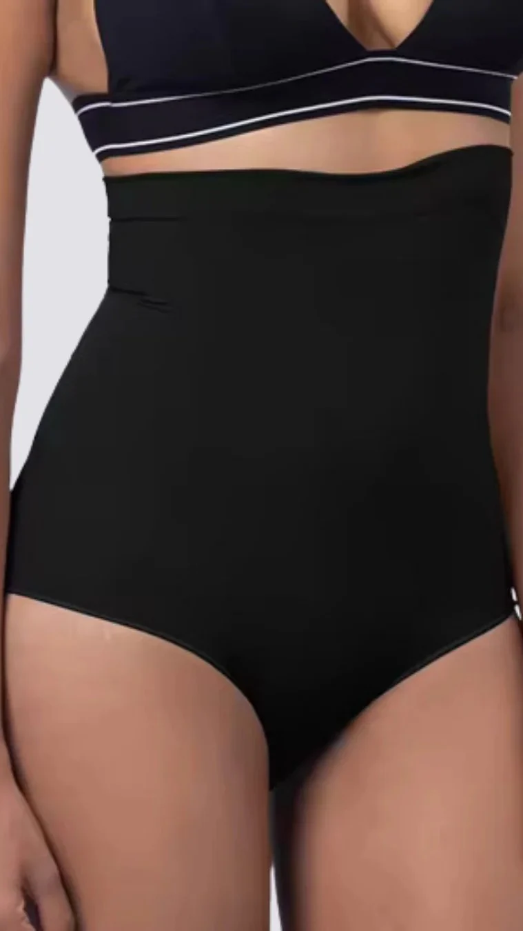 BZEZ Smoothing Sculpt High-Waisted Brief - Bare - Image 3