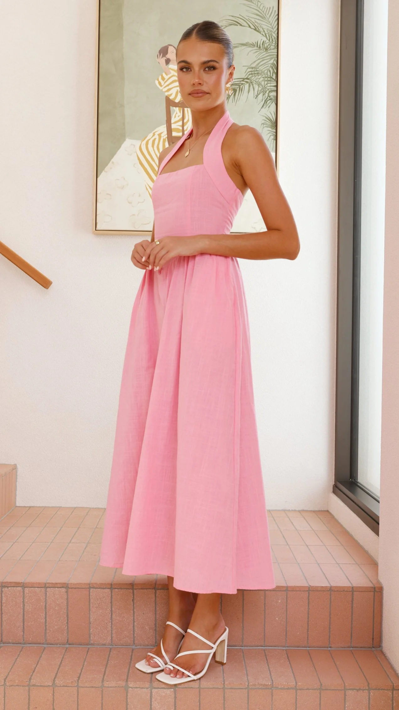 Caden Maxi Dress - Pink - Image 15