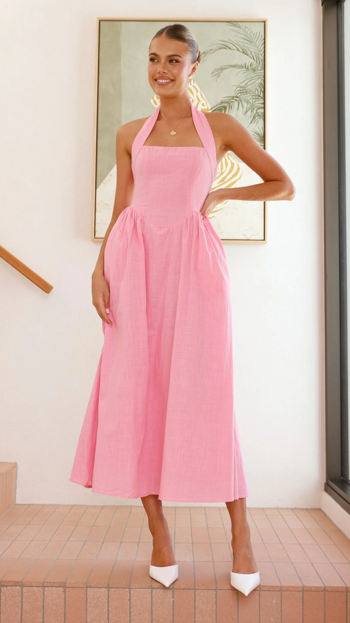 Caden Maxi Dress - Pink - Image 16