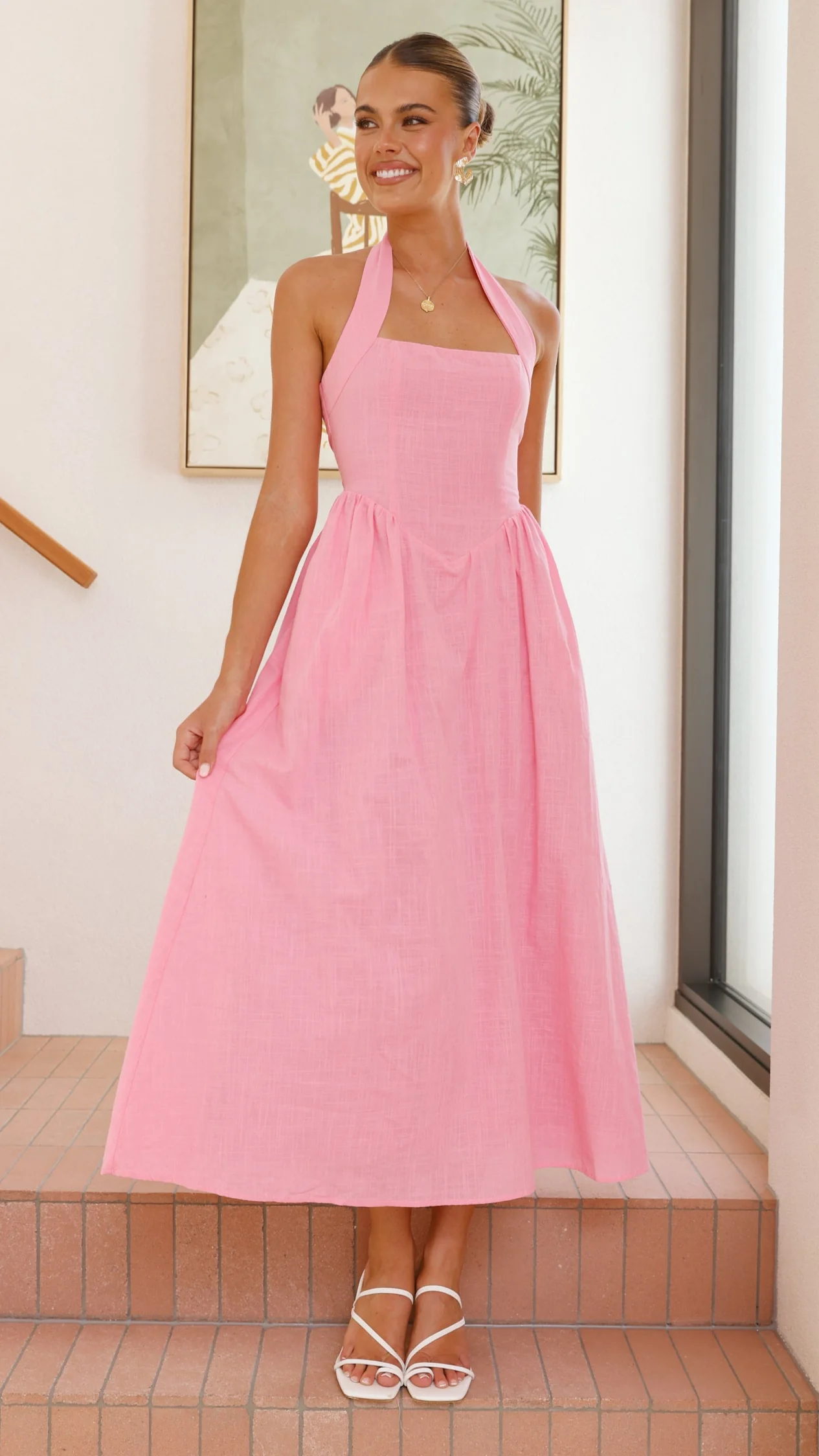 Caden Maxi Dress - Pink - Image 20