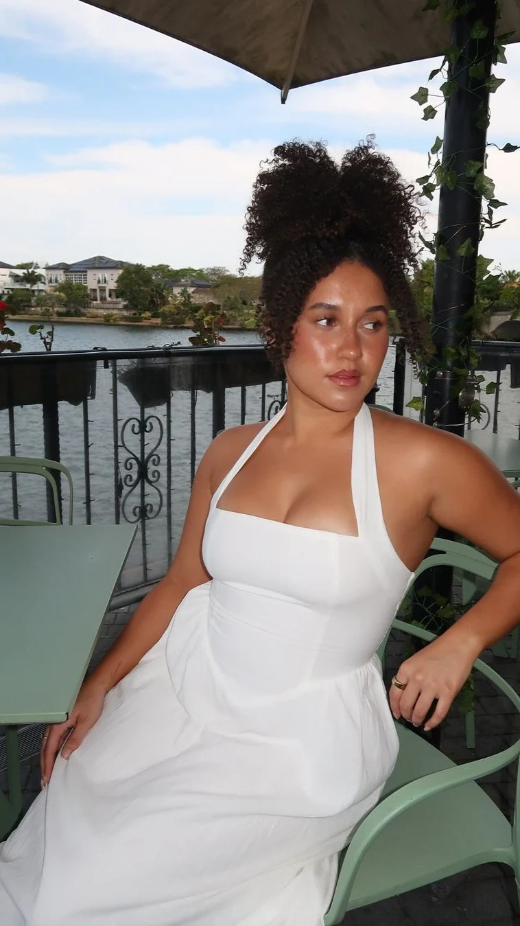 Caden Maxi Dress - White - Image 17