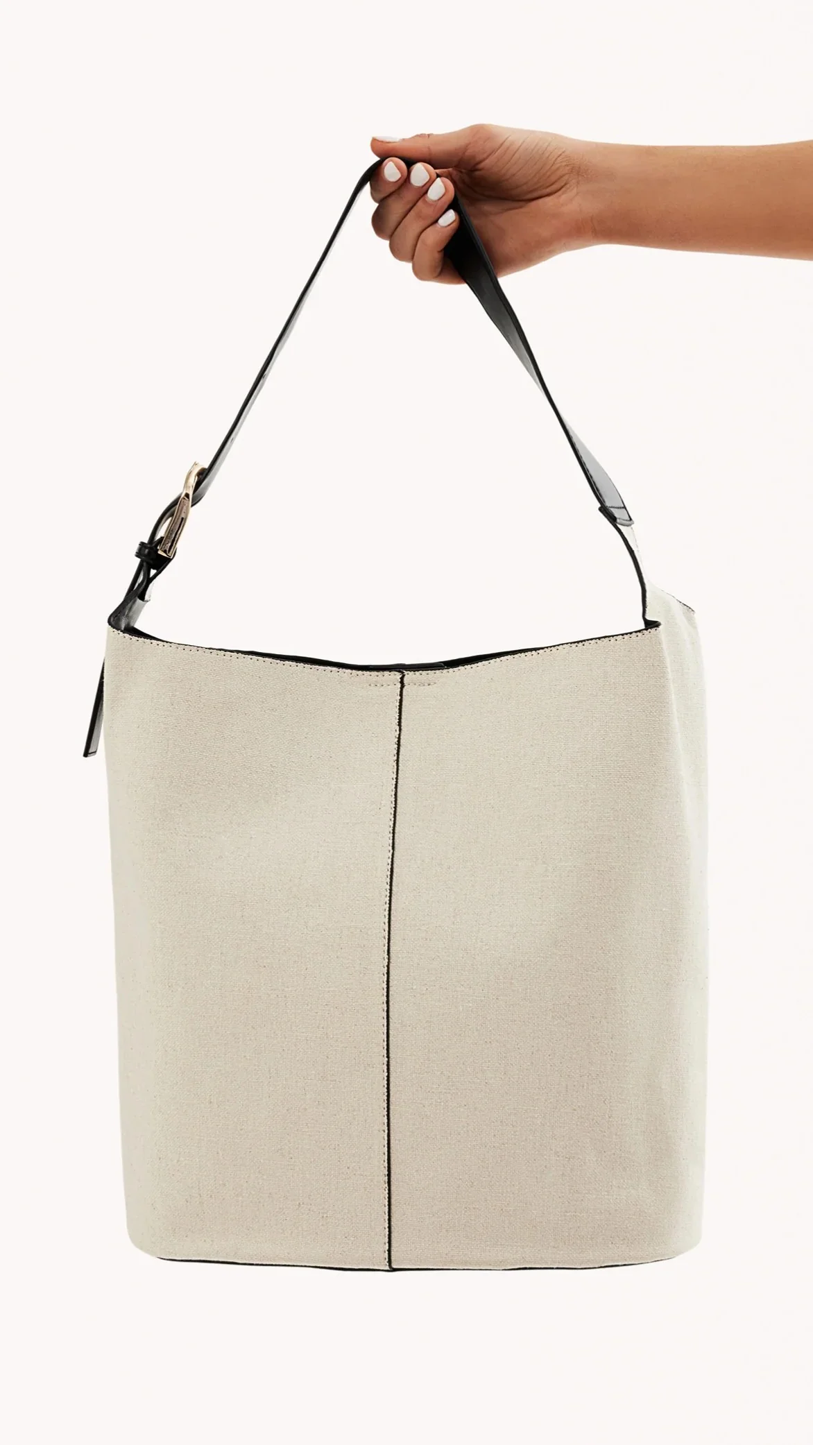 Cali Shoulder Bag - Bone Linen - Image 2