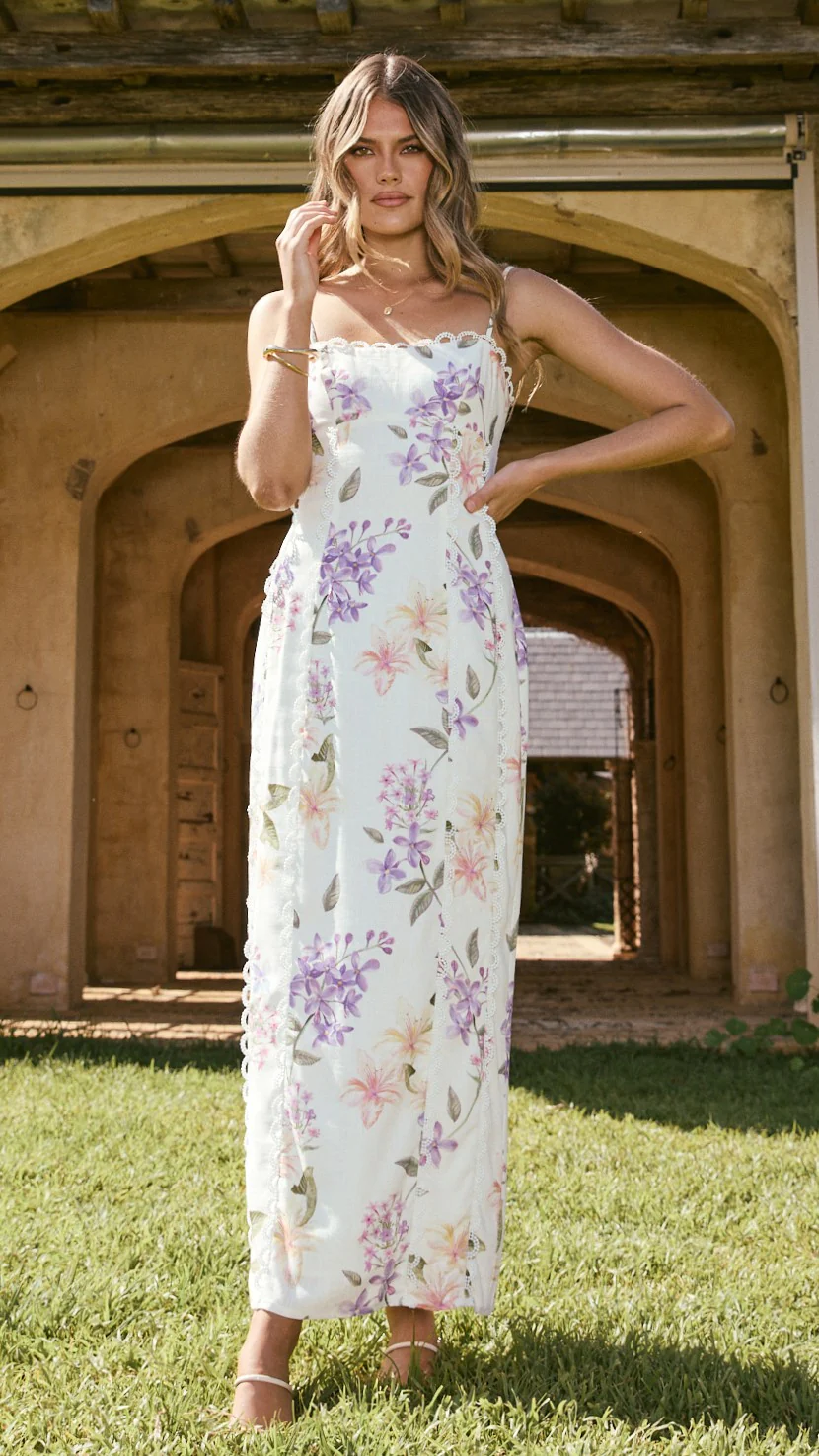 Carlia Maxi Dress - Botanical Bloom - Image 3