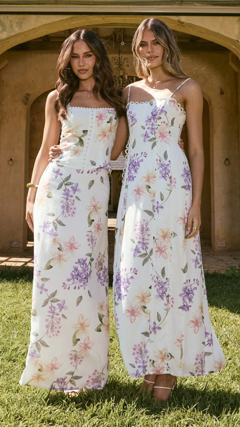 Carlia Maxi Dress - Botanical Bloom - Image 6