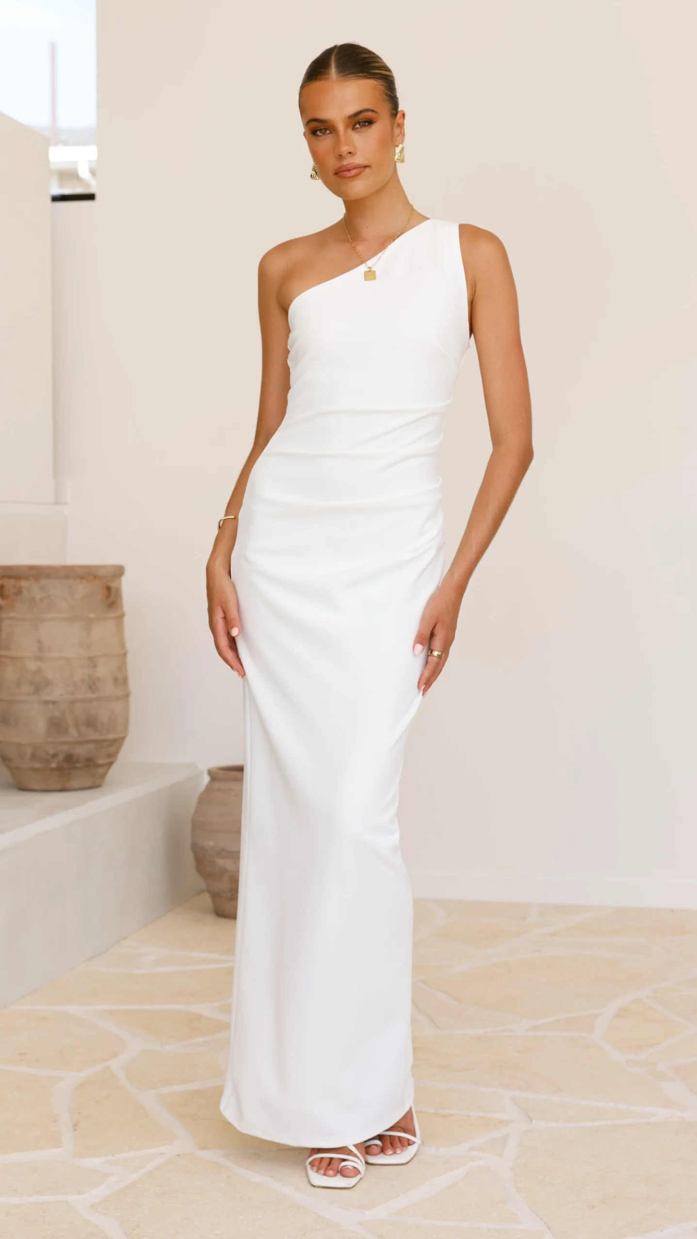 Cataleya Maxi Dress - White - Image 6