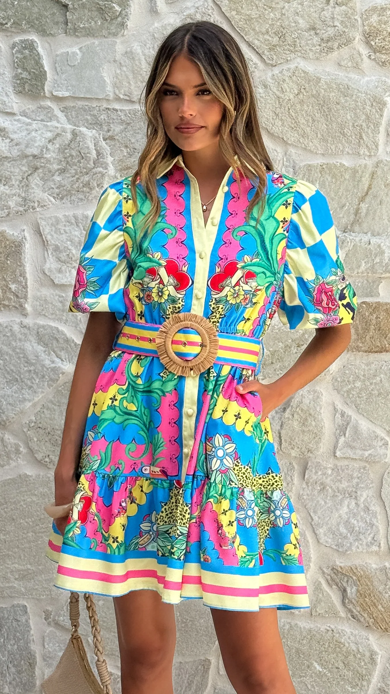 Celene Mini Dress - Tropical Rio - Image 7