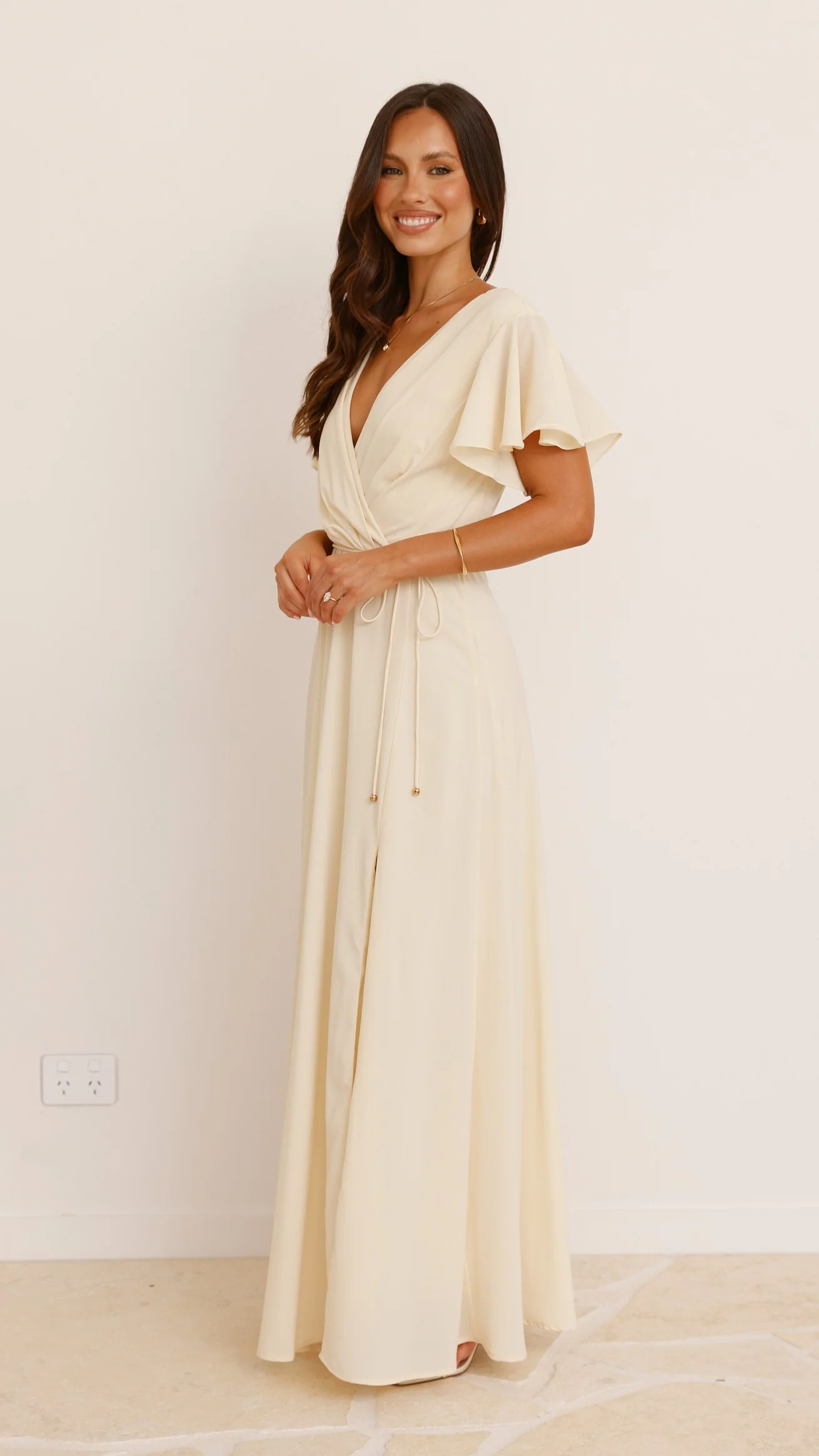Charlize Maxi Dress - Yellow - Image 17