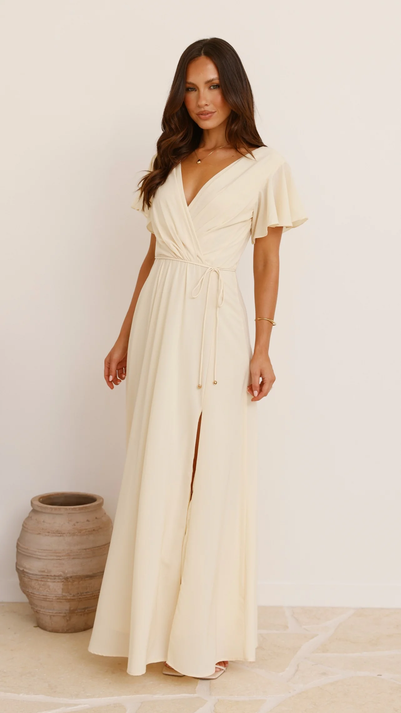 Charlize Maxi Dress - Yellow - Image 19