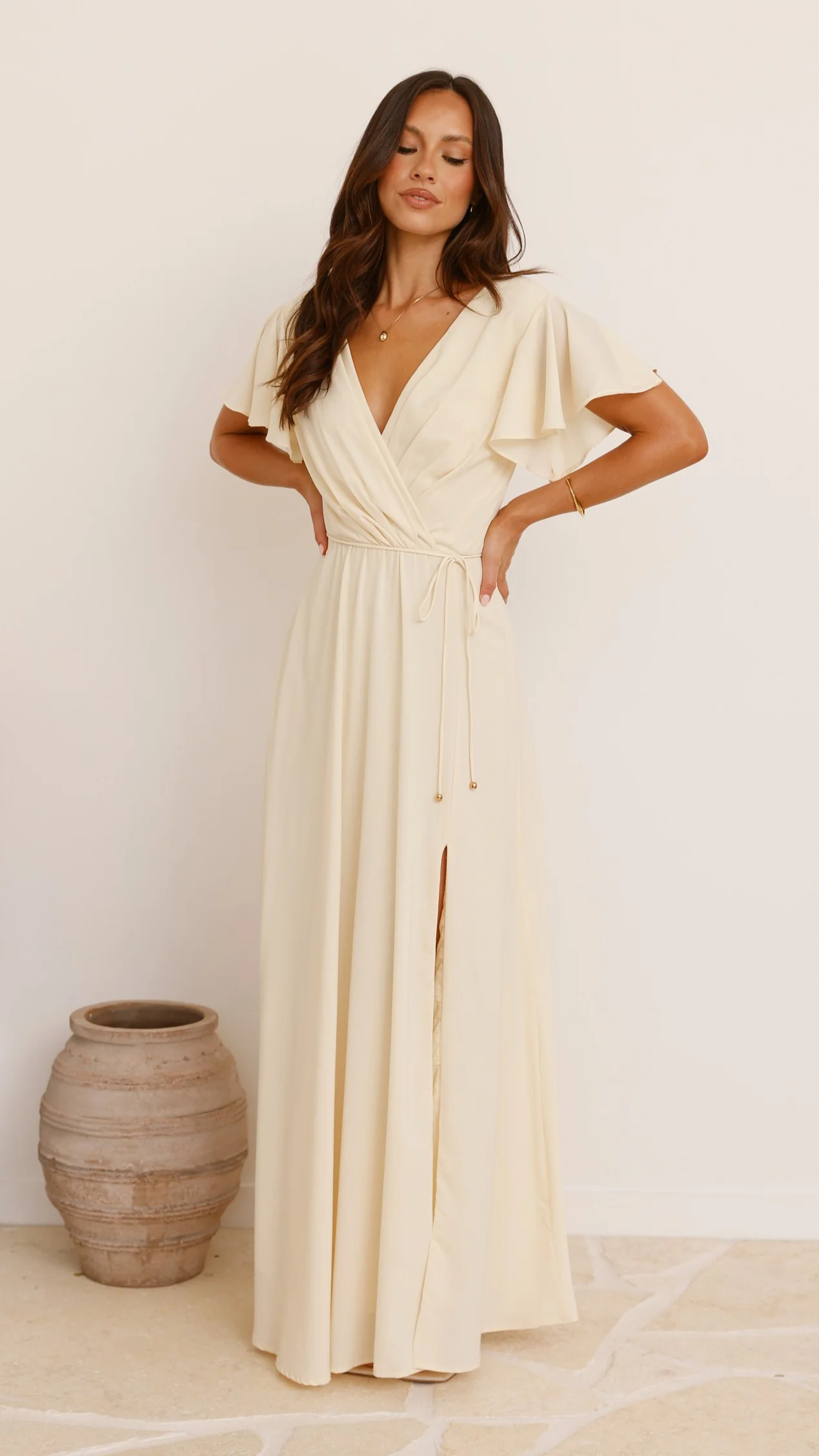Charlize Maxi Dress - Yellow - Image 20