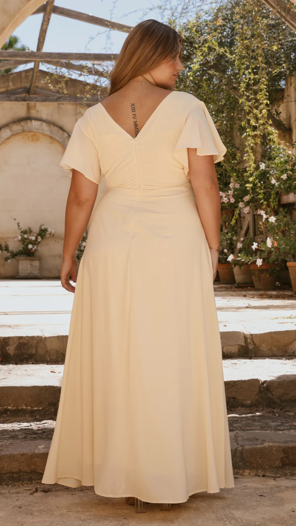 Charlize Maxi Dress - Yellow - Image 4