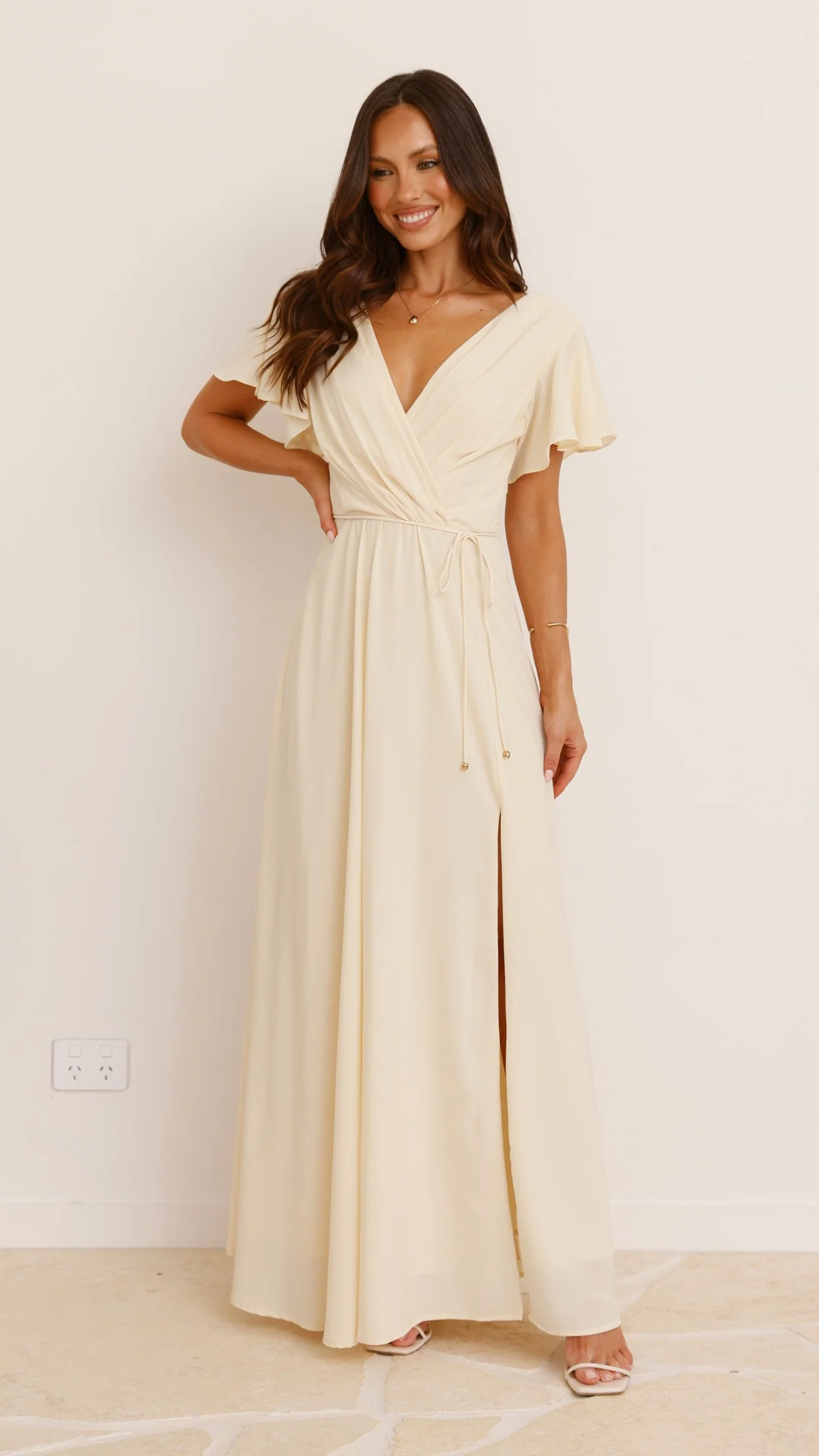 Charlize Maxi Dress - Yellow - Image 8