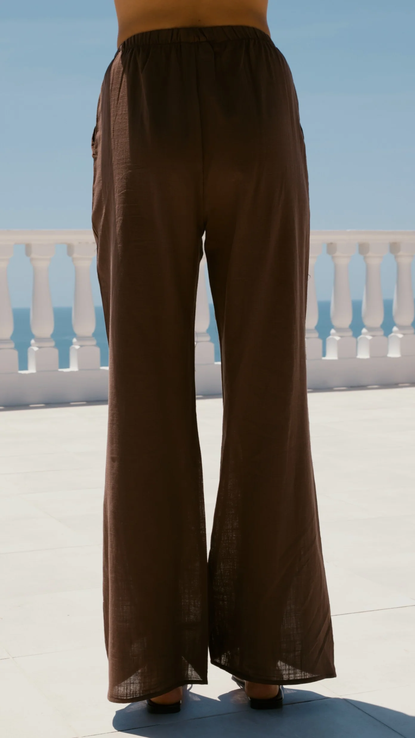 Clover Halter Top and Pants Set - Brown - Image 12