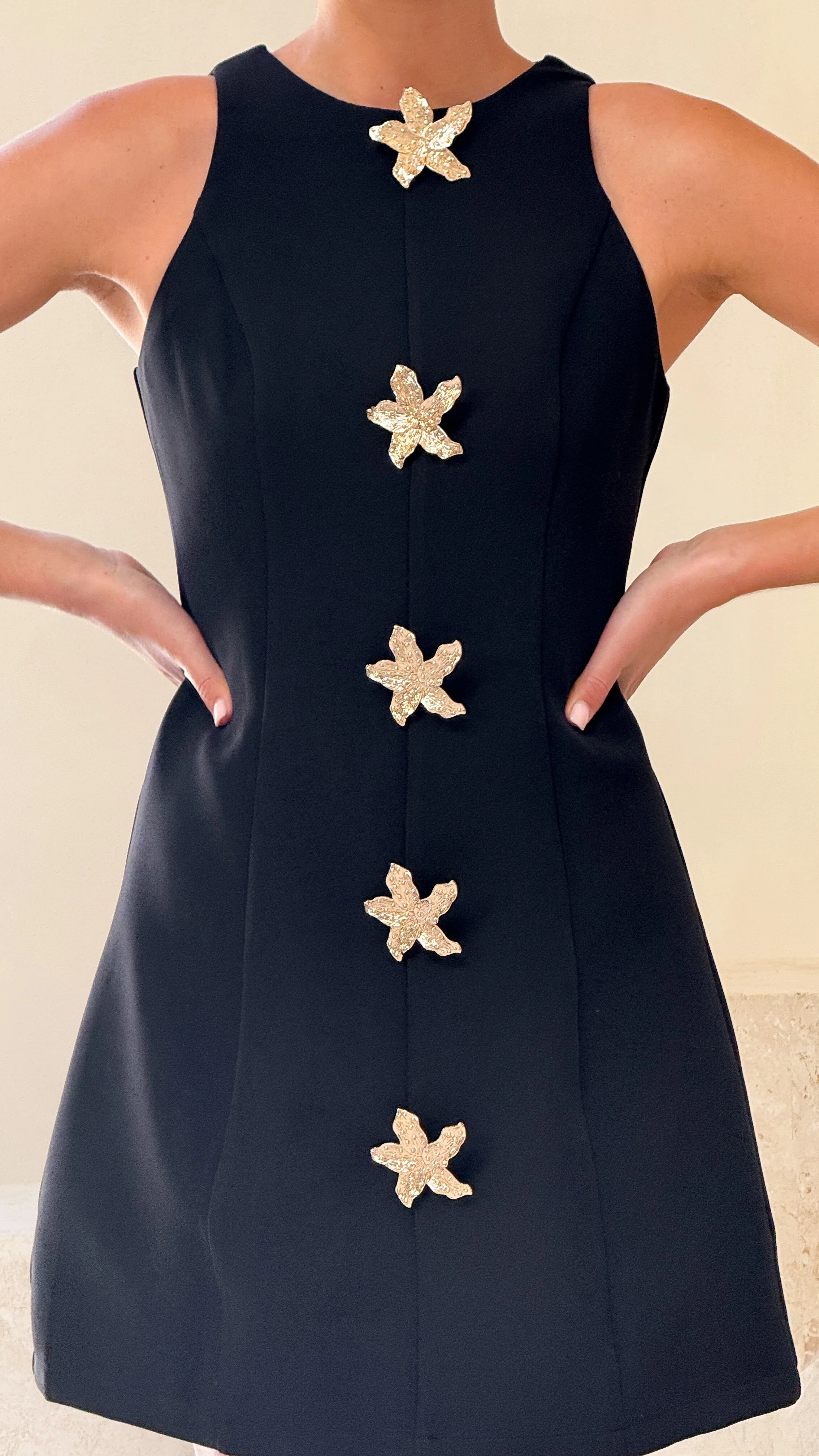 Daray Mini Dress - Black / Star - Image 10
