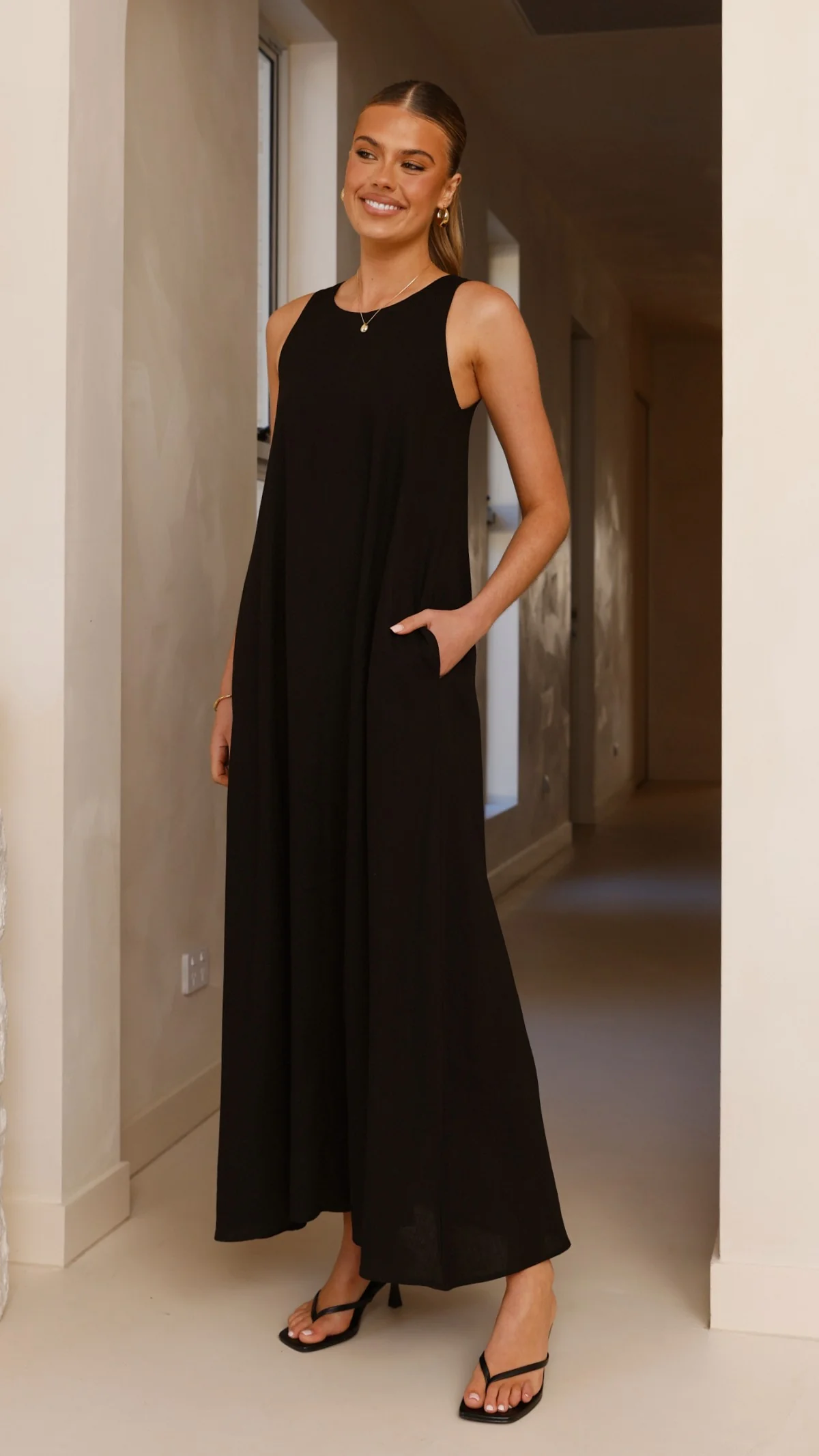 Darcy Maxi Dress - Black - Image 3