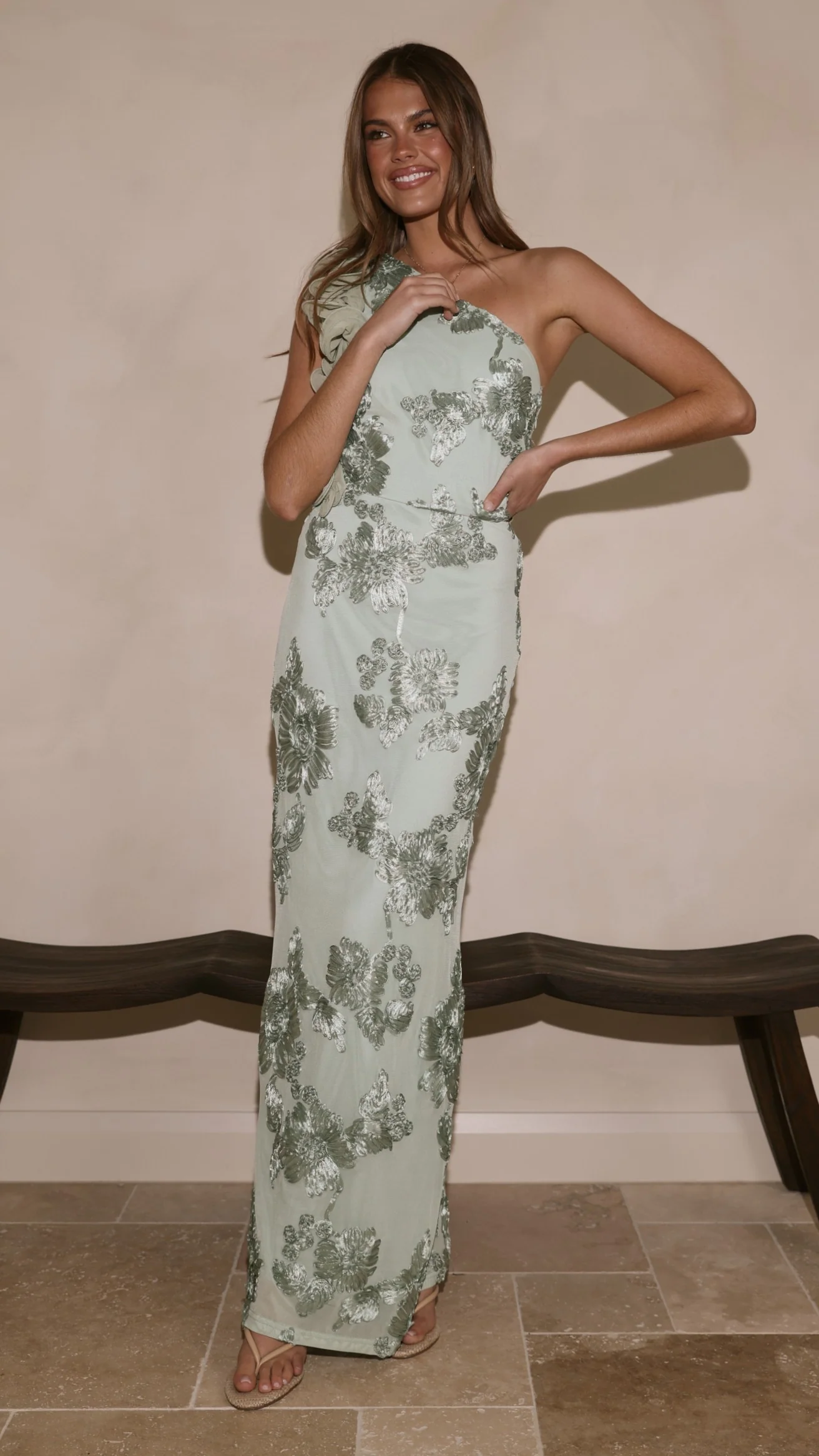 Darlee Maxi Dress - Sage Floral - Image 3