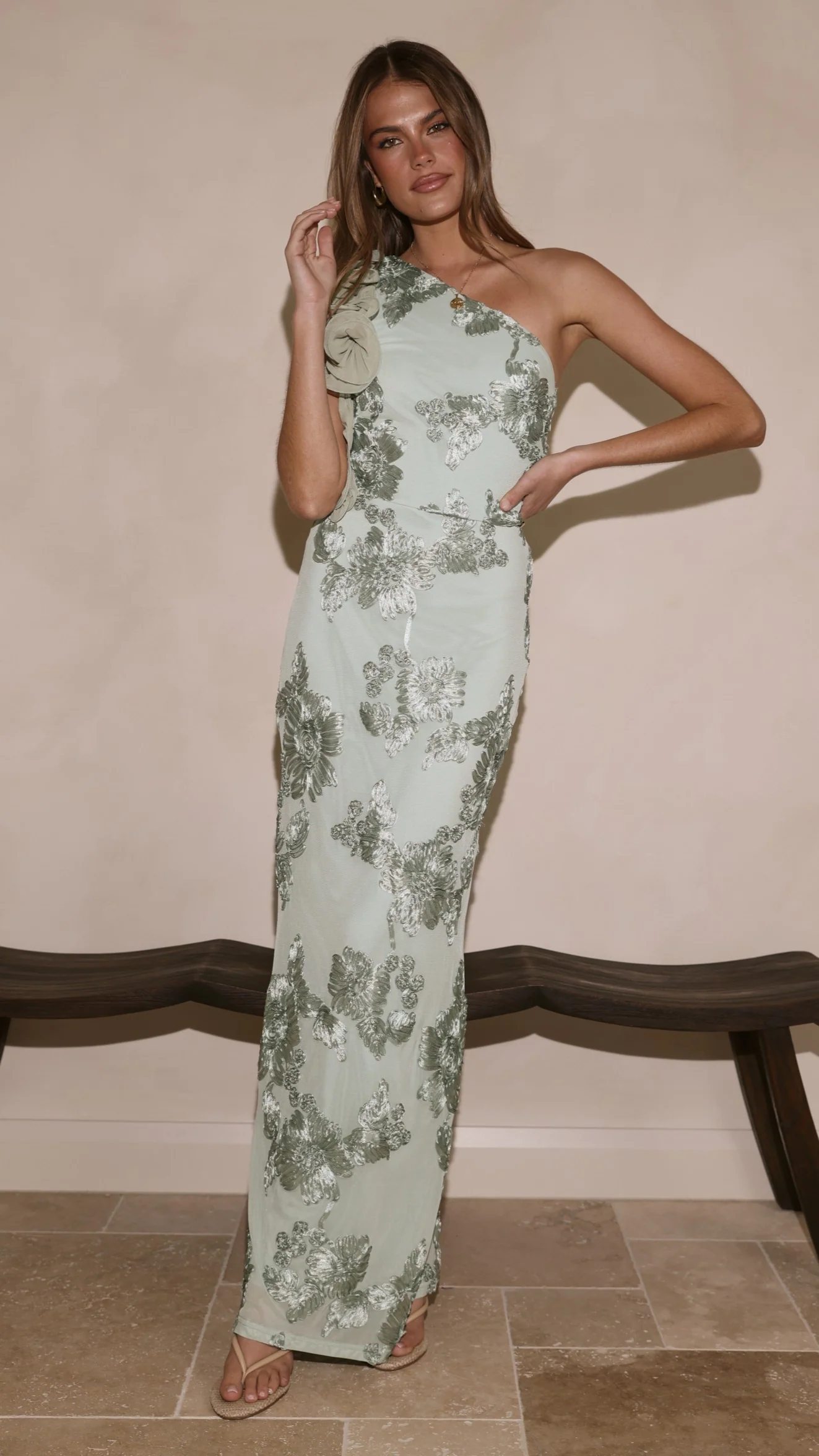 Darlee Maxi Dress - Sage Floral - Image 4