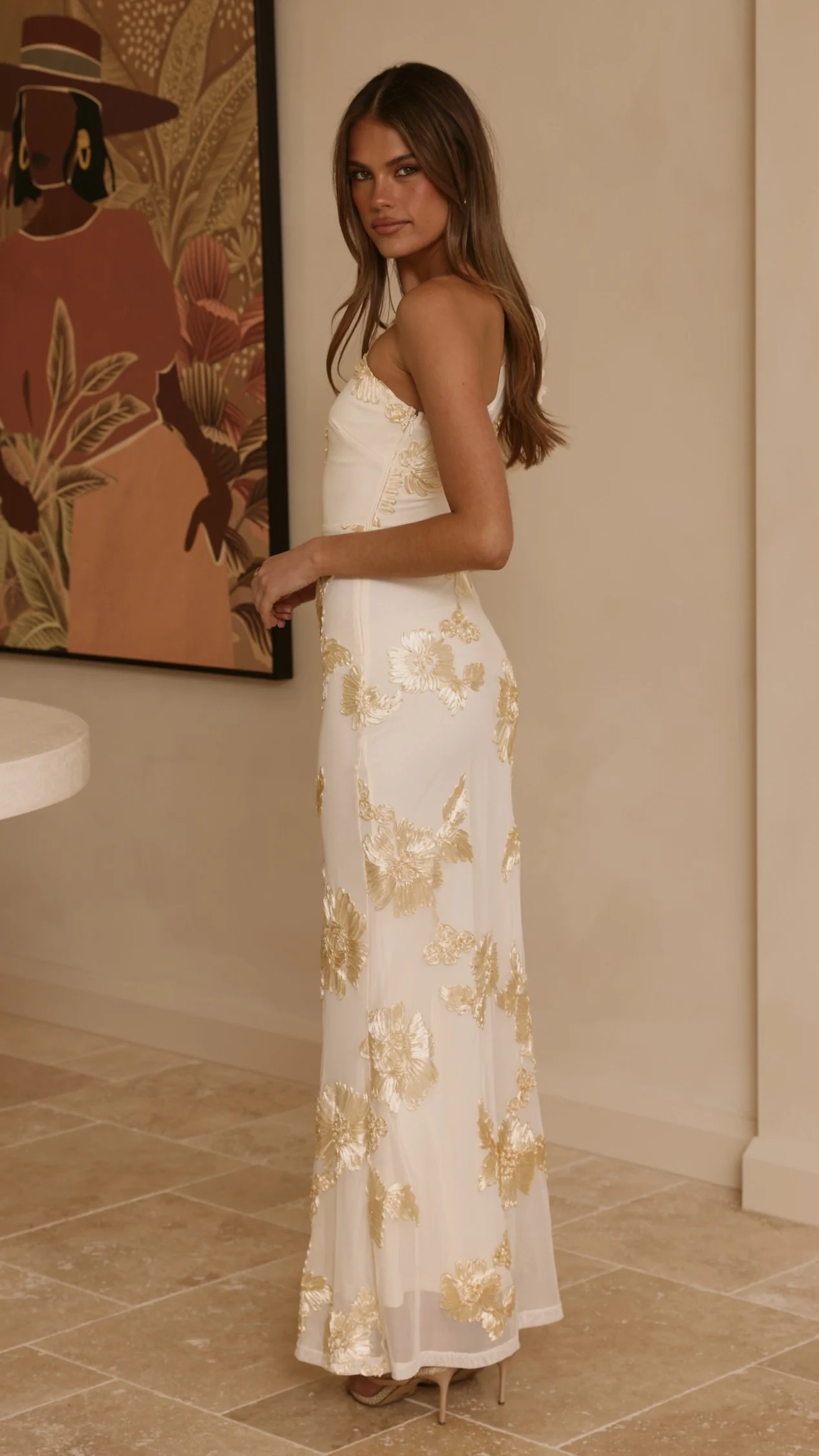 Darlee Maxi Dress - Yellow Floral - Image 2