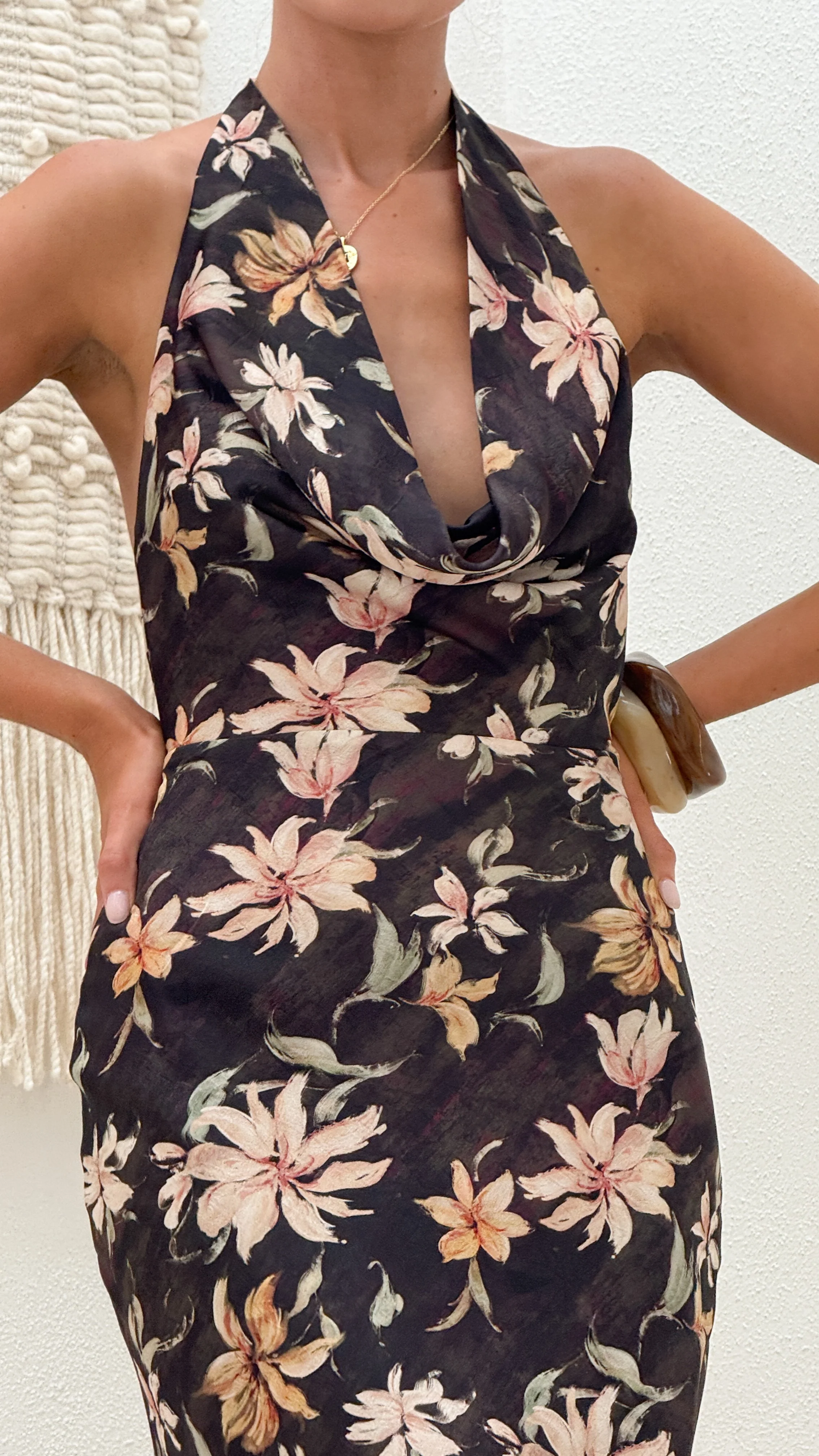 Dascha Maxi Dress - Black Floral - Image 5