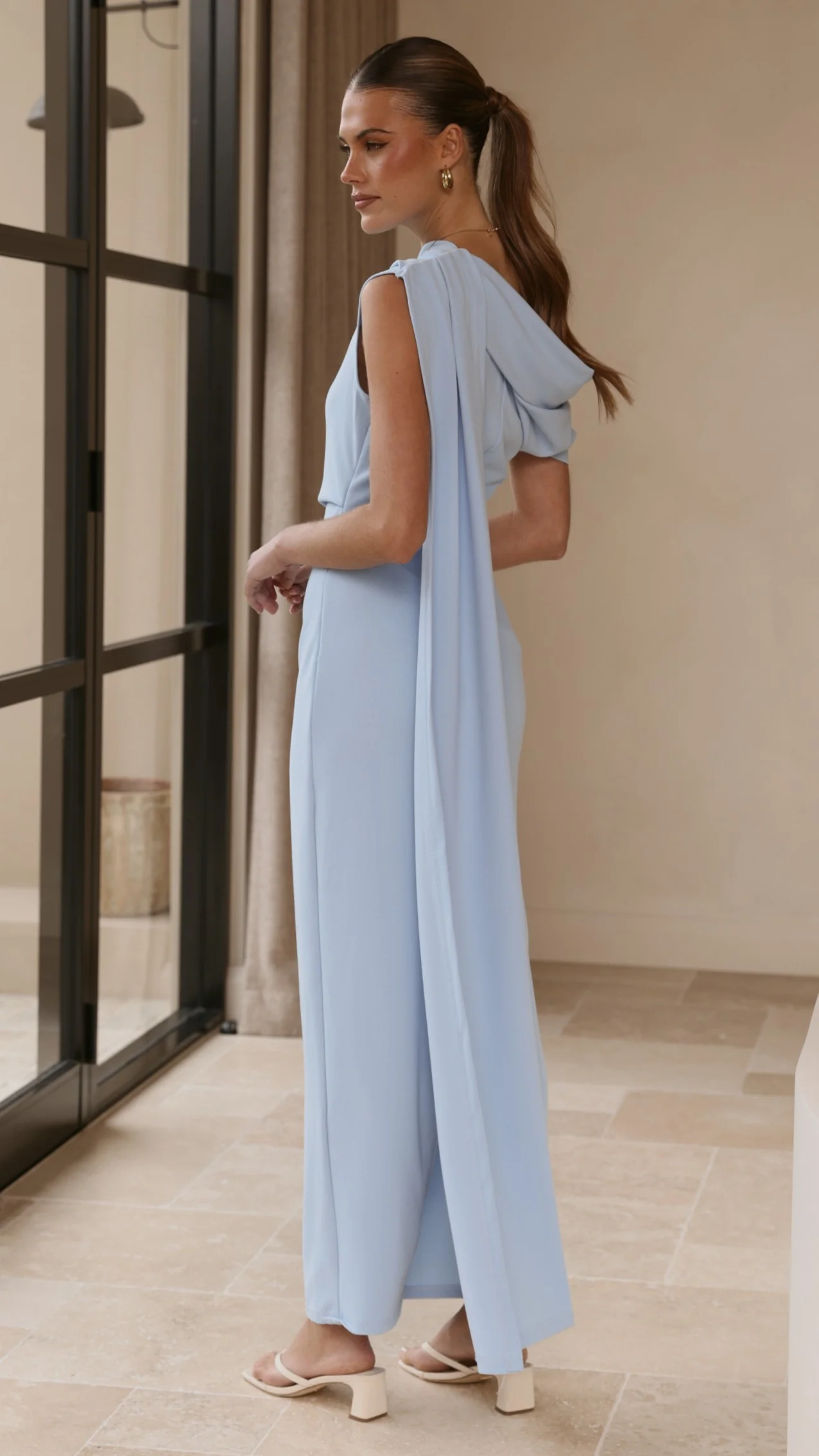 Delilah Maxi Dress - Blue - Image 4