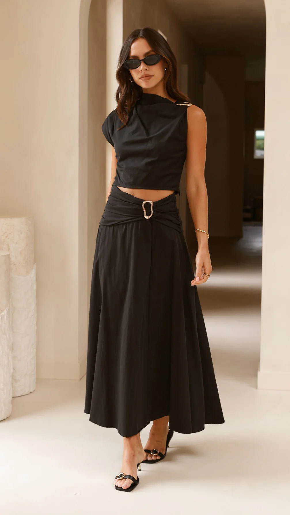 Delphine Top - Black - Image 7