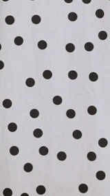 Dimmi Maxi Dress - White/Black Polka - Image 5