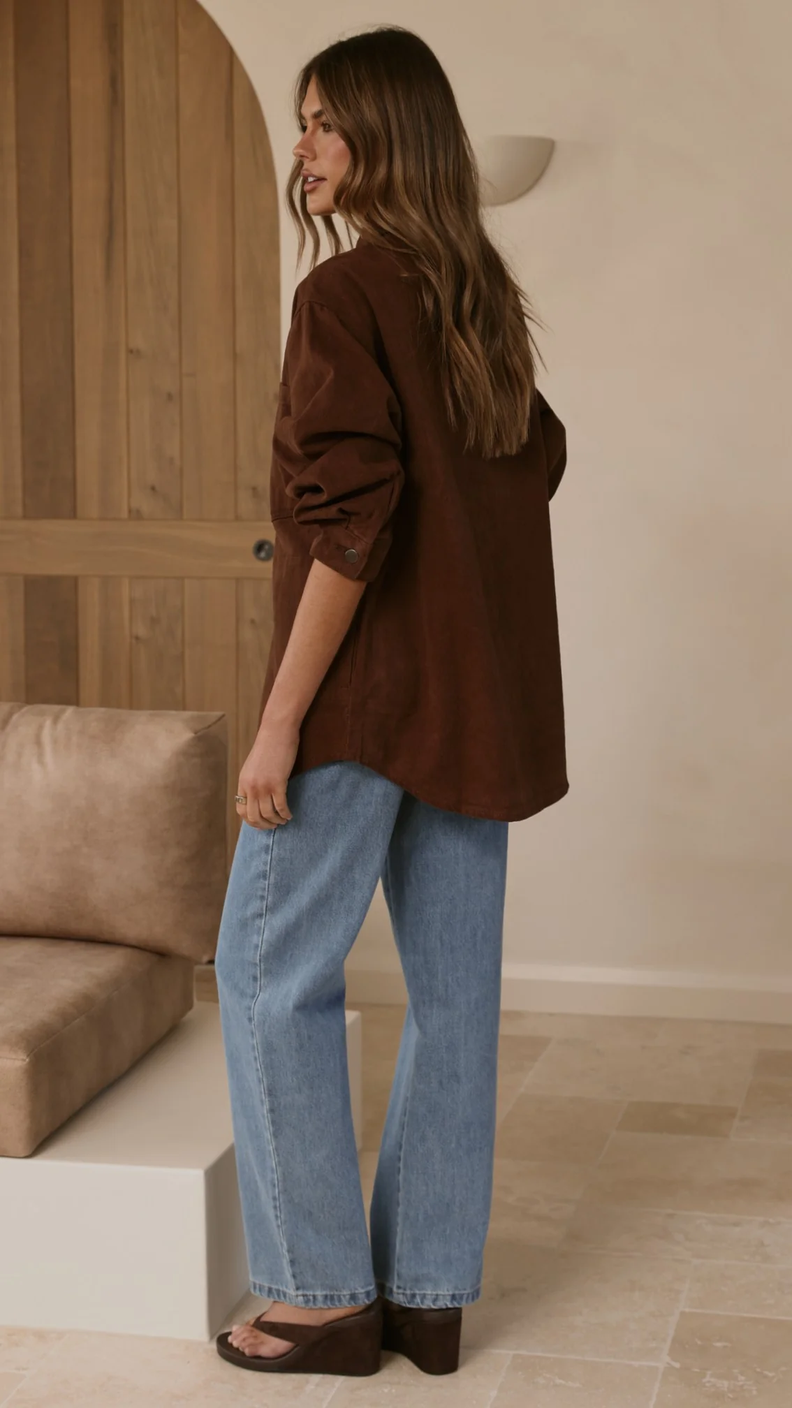 Dixon Jacket - Chocolate - Image 2