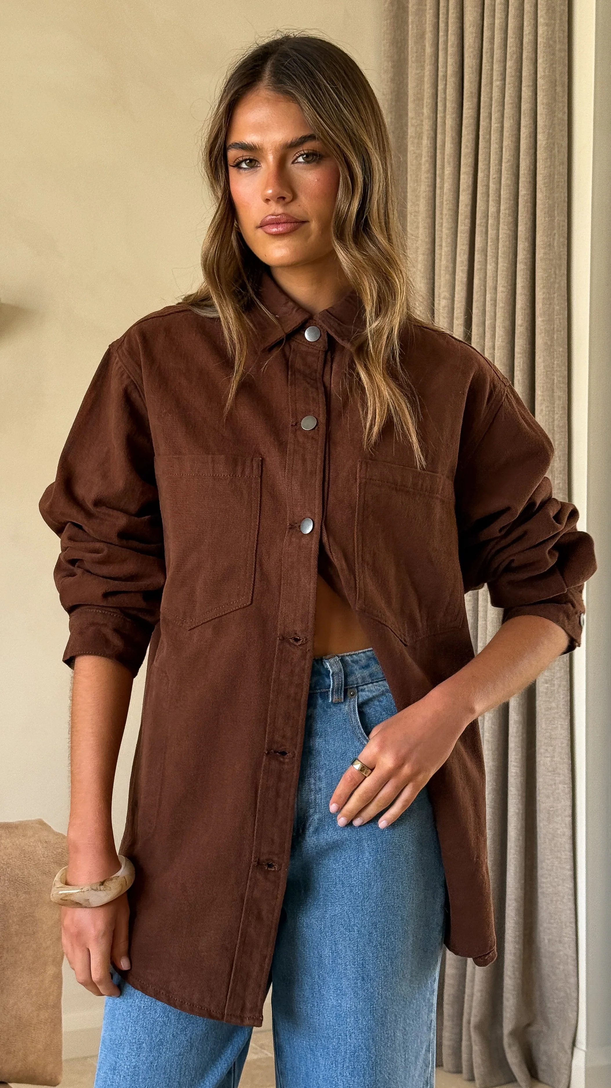 Dixon Jacket - Chocolate - Image 6