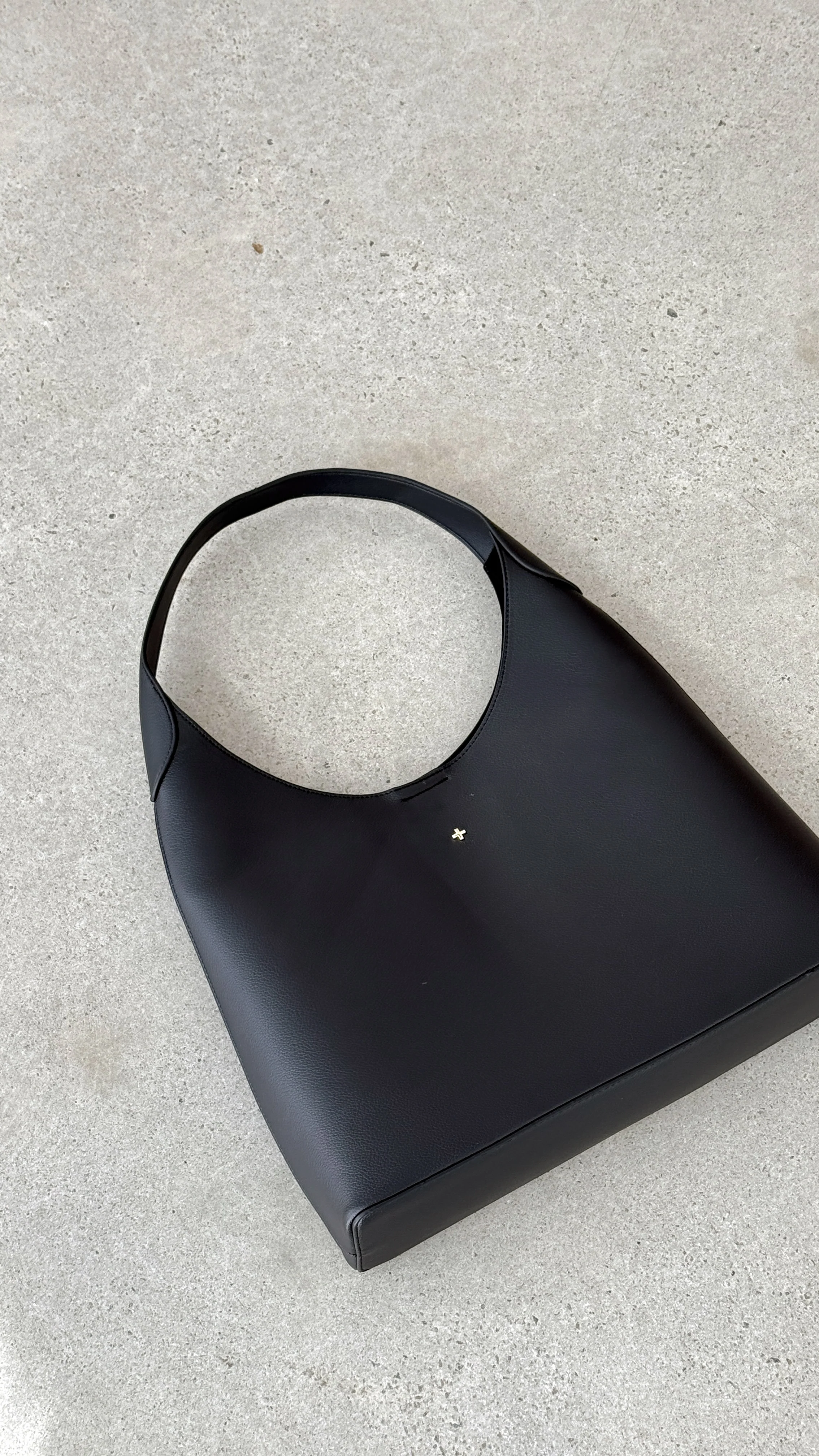 Duke Hobo Bag - Black PU - Image 4