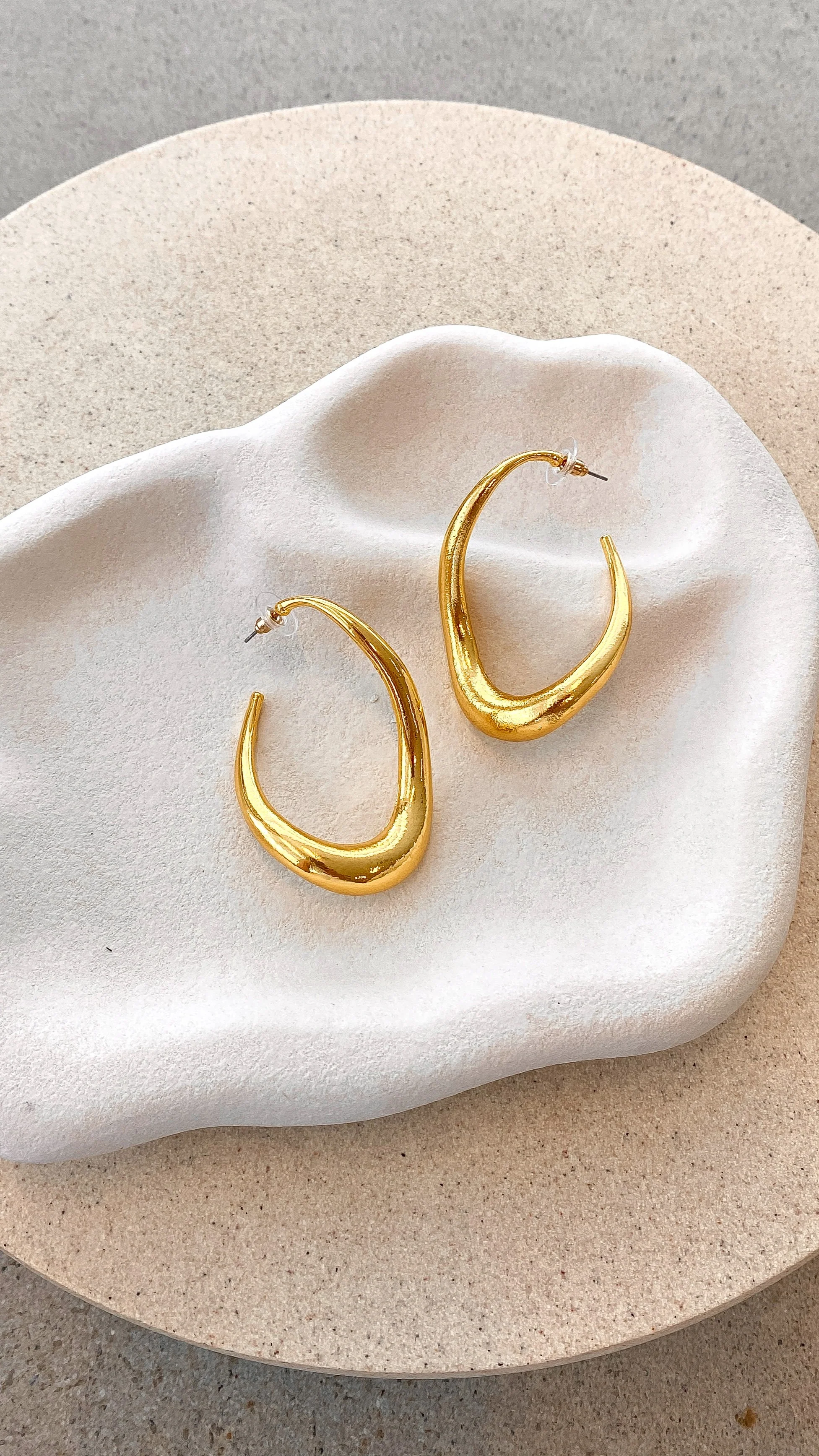 Eastwood Earrings - Gold - Image 3