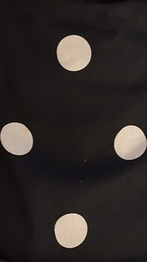 Ebbe Mini Dress - Black/Cream Polka - Image 8