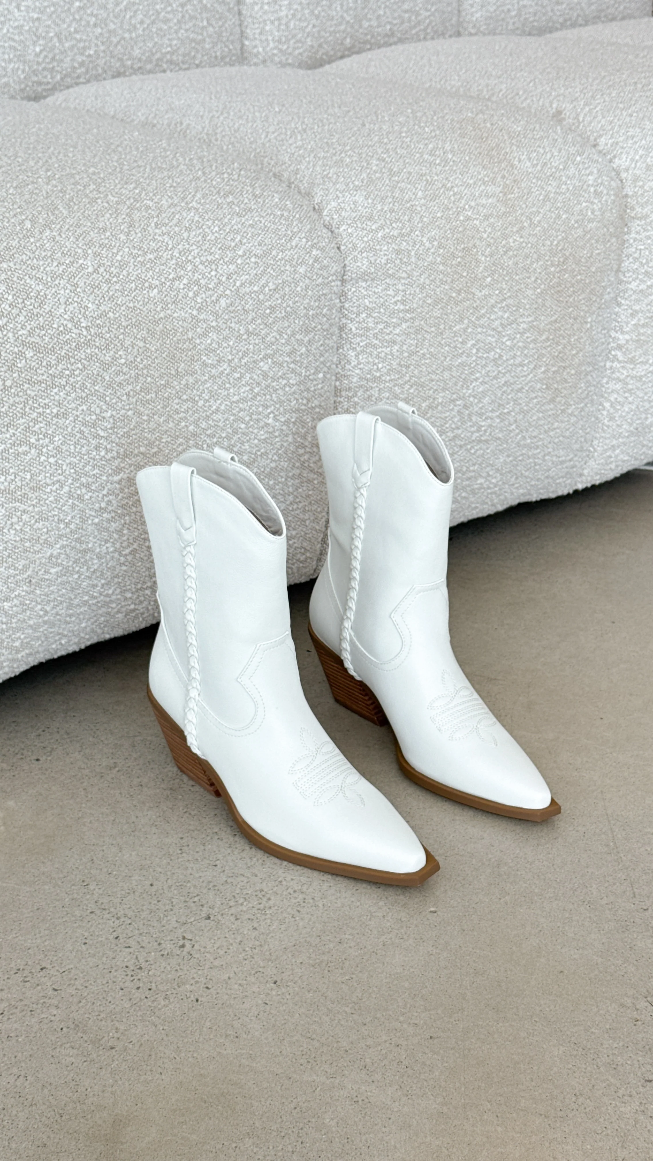 Ellenora Boots - Bone - Image 9