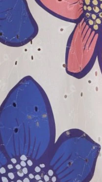 Eloise Eyelet Top - Botanic Blue/Pink Print - Image 13