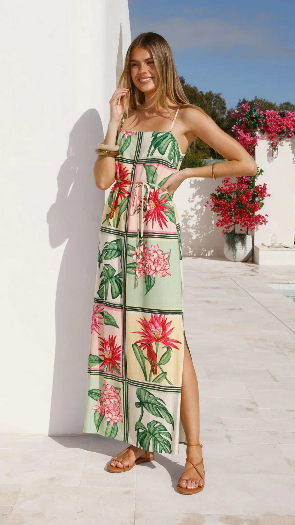 Elora Maxi Dress - Tropical Bloom - Image 12